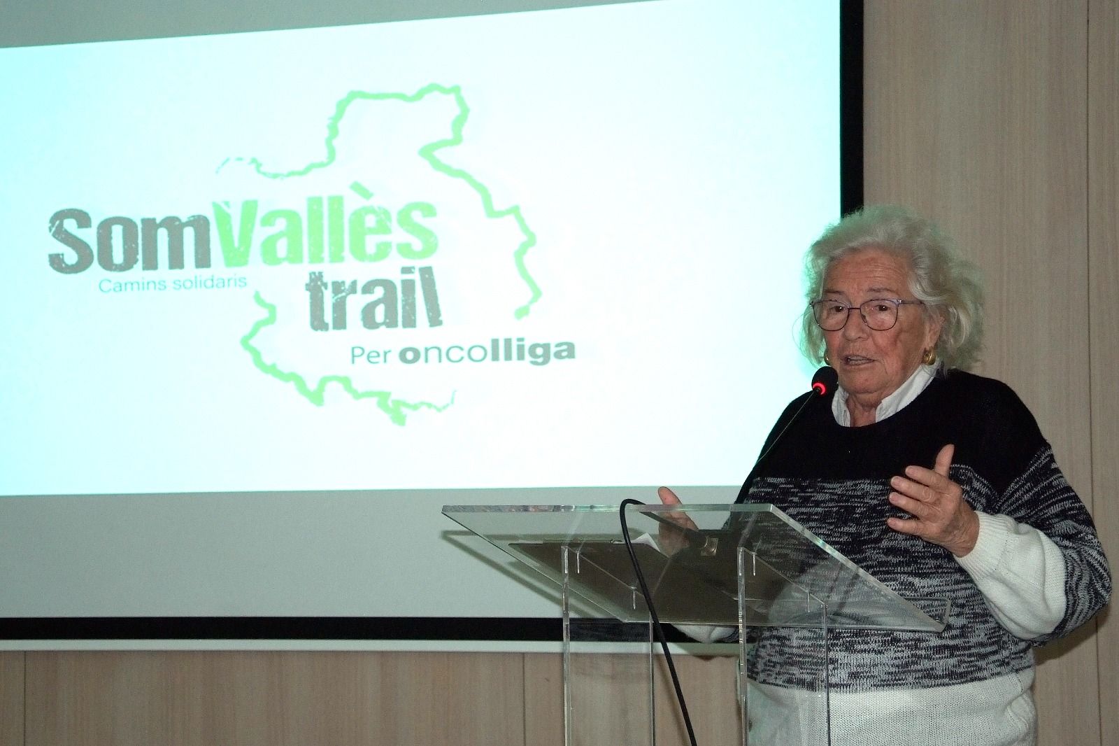 La presidenta de la Fundació Oncolliga, Maria Assumpció Vilà. FOTO: CEM Cerdanyola La presidenta de la Fundació Oncolliga, Maria Assumpció Vilà. FOTO: CEM Cerdanyola