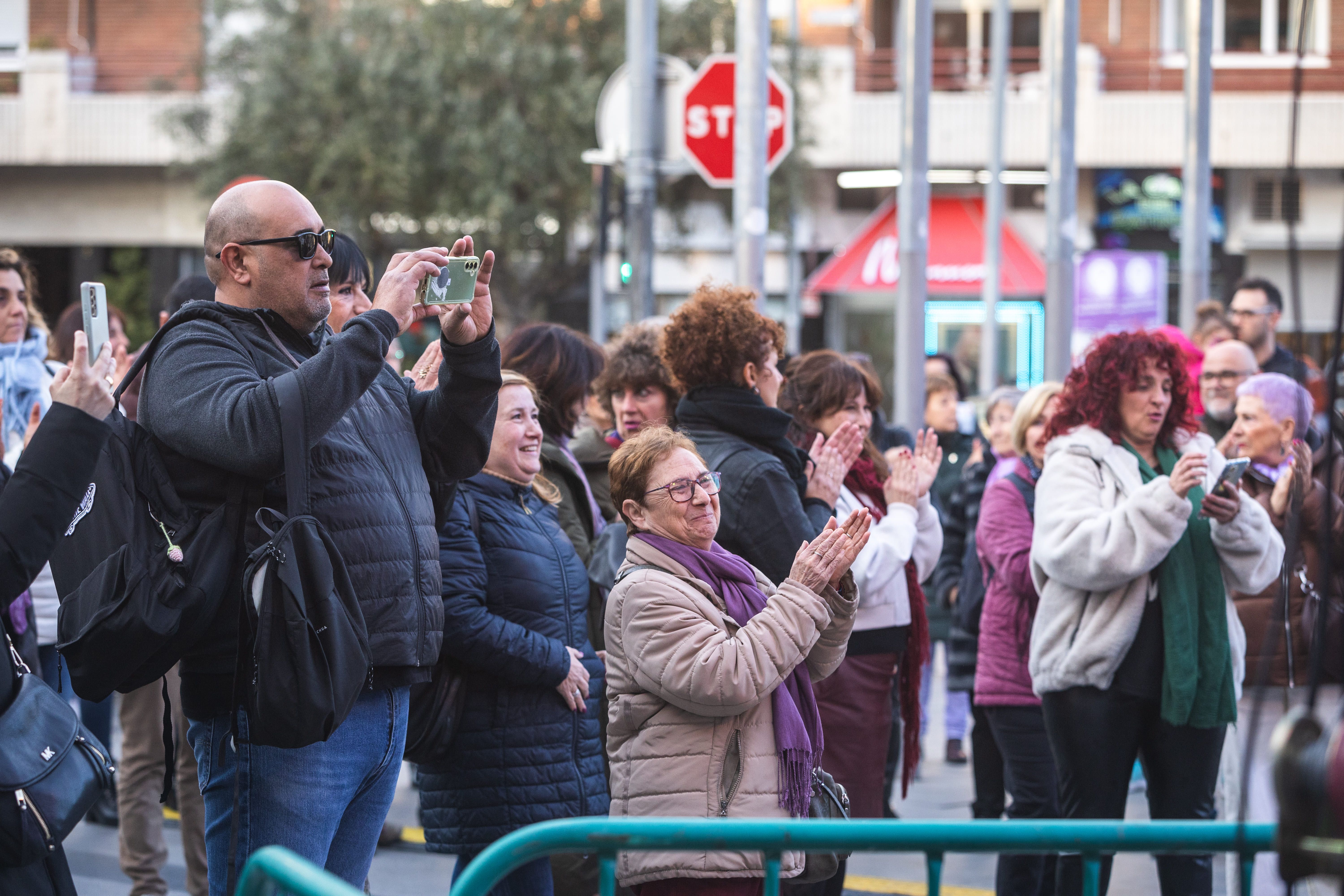 Actes centrals del 8M del 2024 a Cerdanyola. FOTO: Arnau Padilla