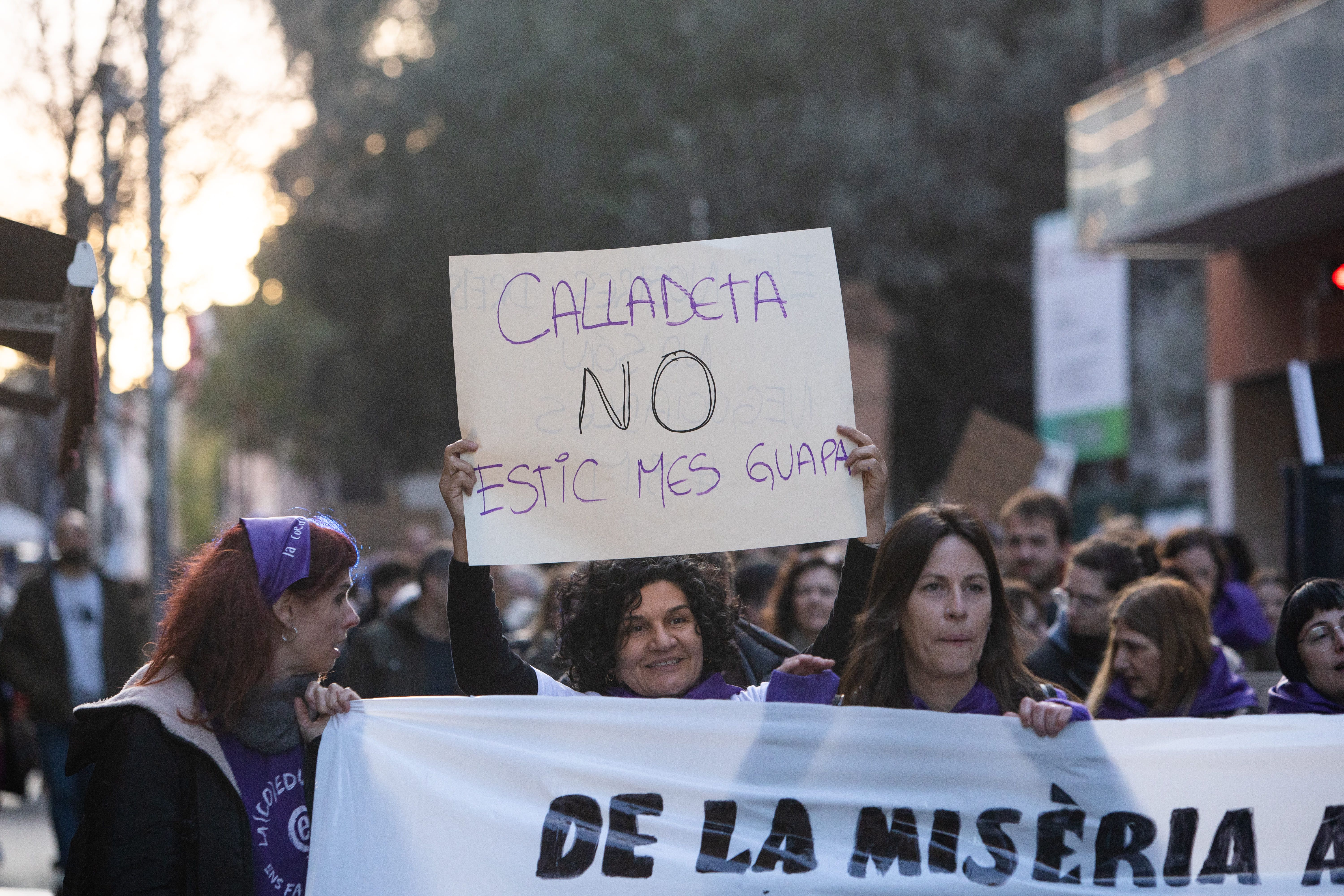 Manifestació feminista del 8M de 2024. FOTO: Arnau Padilla