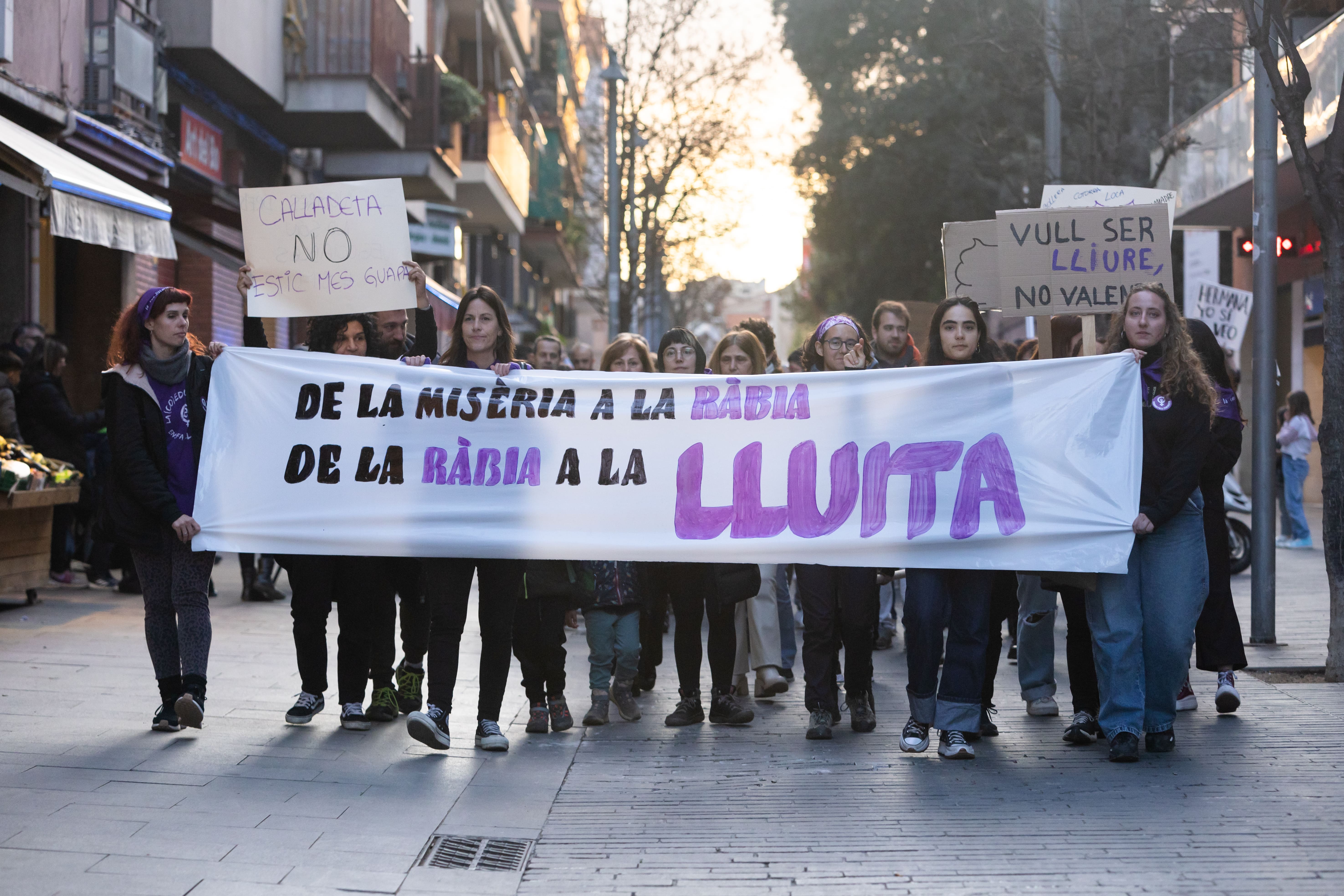 Manifestació feminista del 8M de 2024. FOTO: Arnau Padilla