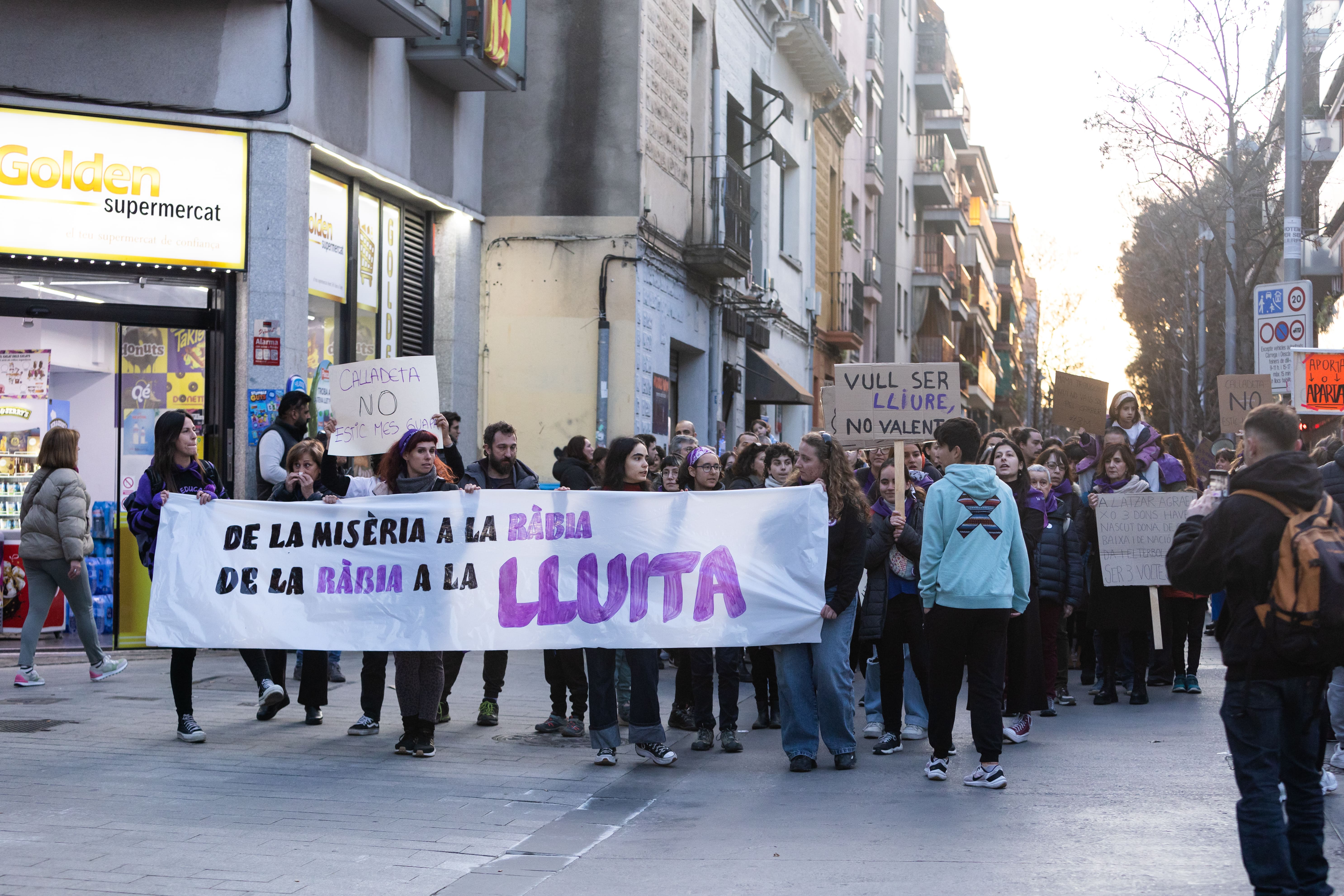 Manifestació feminista del 8M de 2024. FOTO: Arnau Padilla