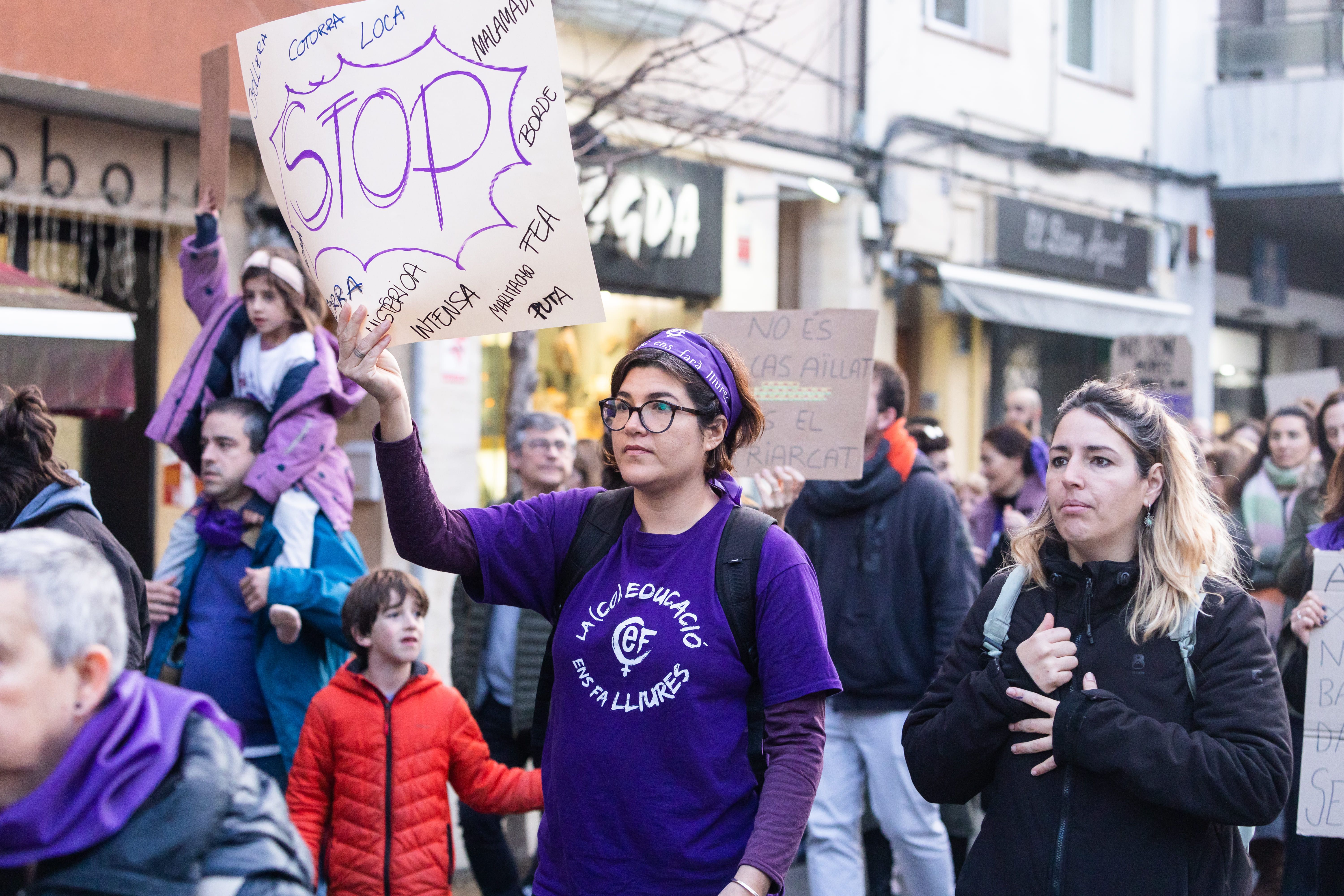 Manifestació feminista del 8M de 2024. FOTO: Arnau Padilla