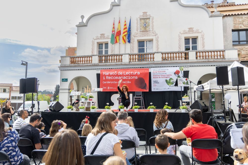 La Marató de lectura de 2023. FOTO: Ajuntament de Cerdanyola