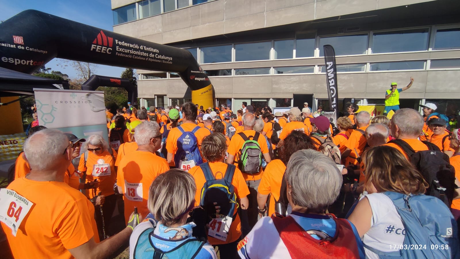 8a Ecomarxa del Club Marxa Nòrdica Cerdanyola. FOTO: Cedida