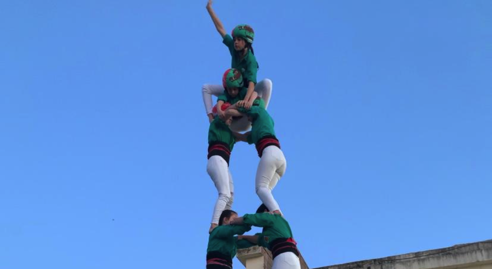 Actuació dels Castellers de Cerdanyola a la Diada del Local. FOTO: Cedida Actuació dels Castellers de Cerdanyola a la Diada del Local. FOTO: Cedida