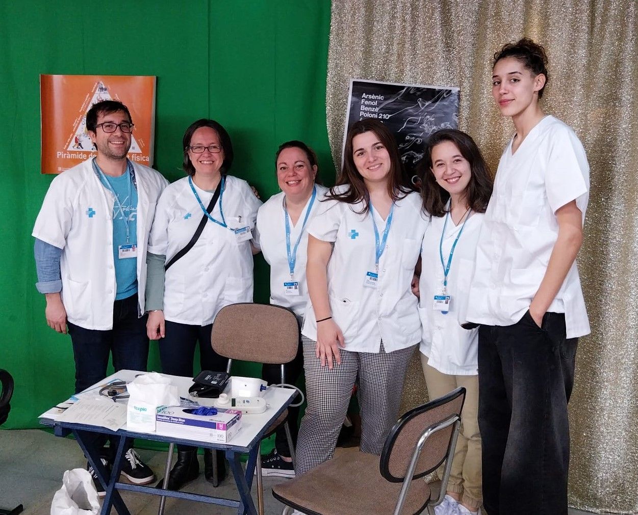 Professionals dels CAPs de Cerdanyola. FOTO: ICS