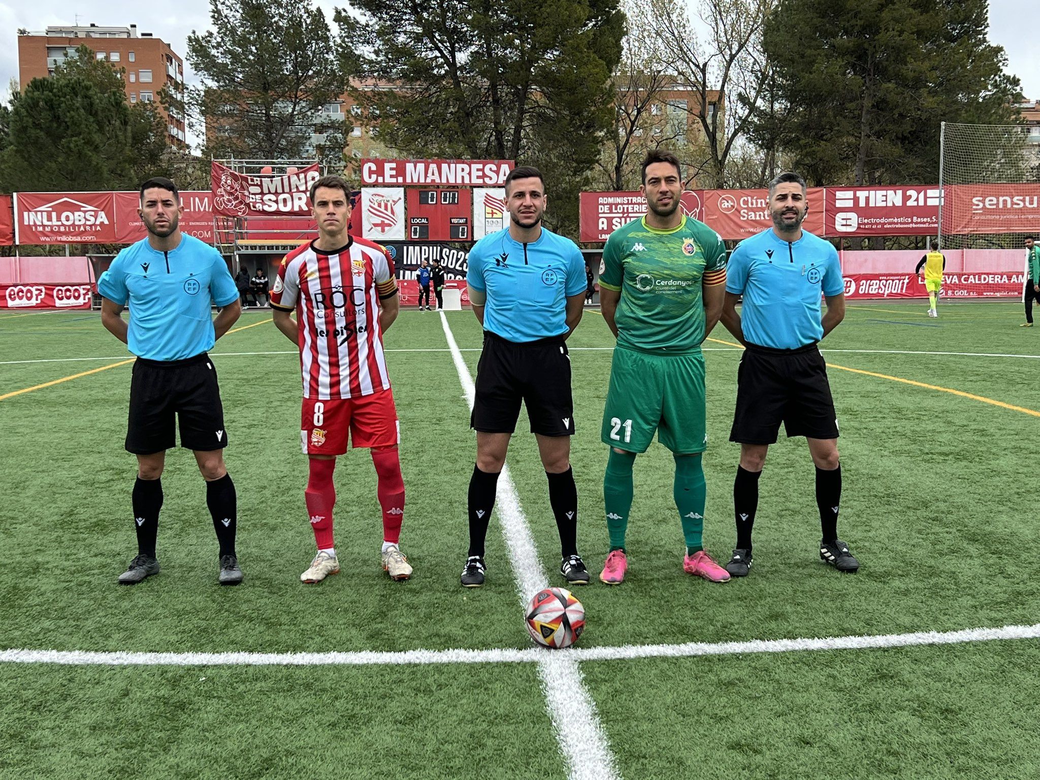 Partit entre el Manresa i el Cerdanyola. FOTO: Cerdanyola FC
