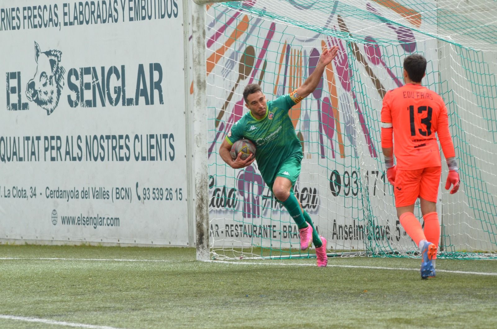 El Cerdanyola FC a Fontetes. FOTO: Cerdanyola FC
