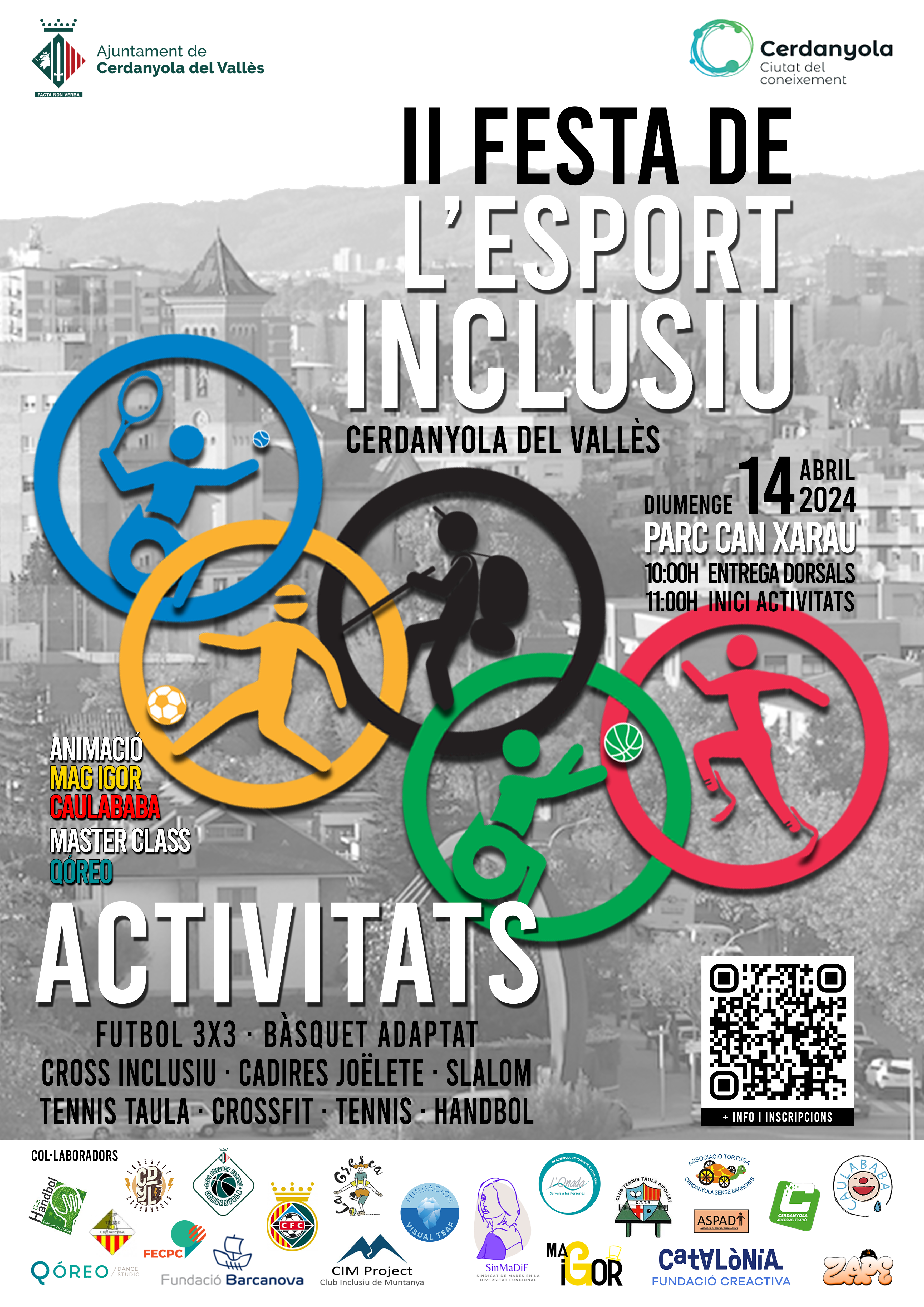 Pòster 2a Festa Esport Inclusiu