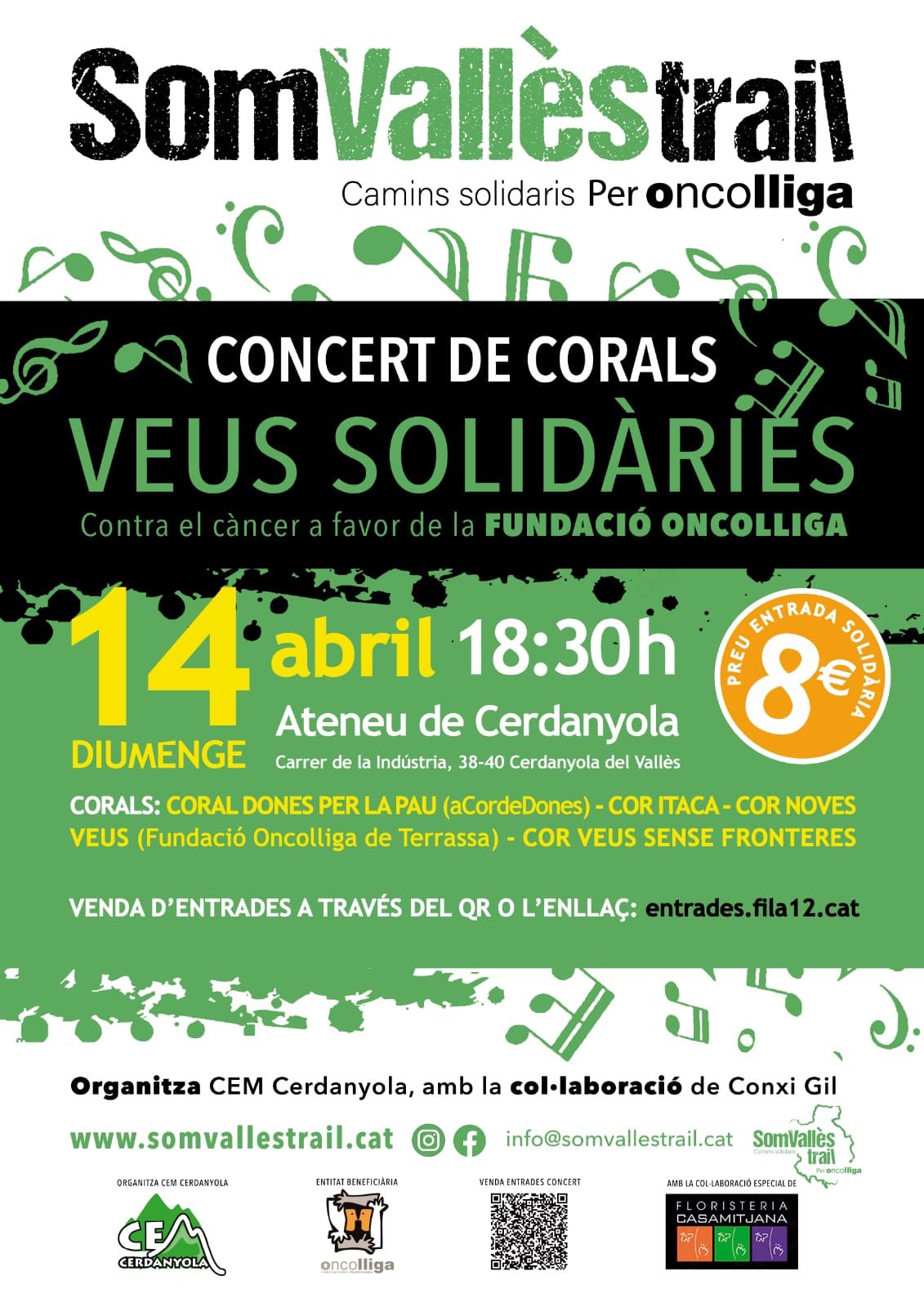 Cartell Concert Corals Veus Solidaries