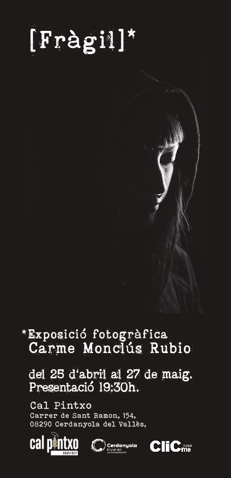 Cartell de l'exposició [ Fràgil ]