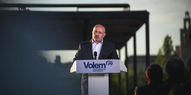 El candidat a la presidència del PP a Catalunya, Alejandro Fernández FOTO: Cedida