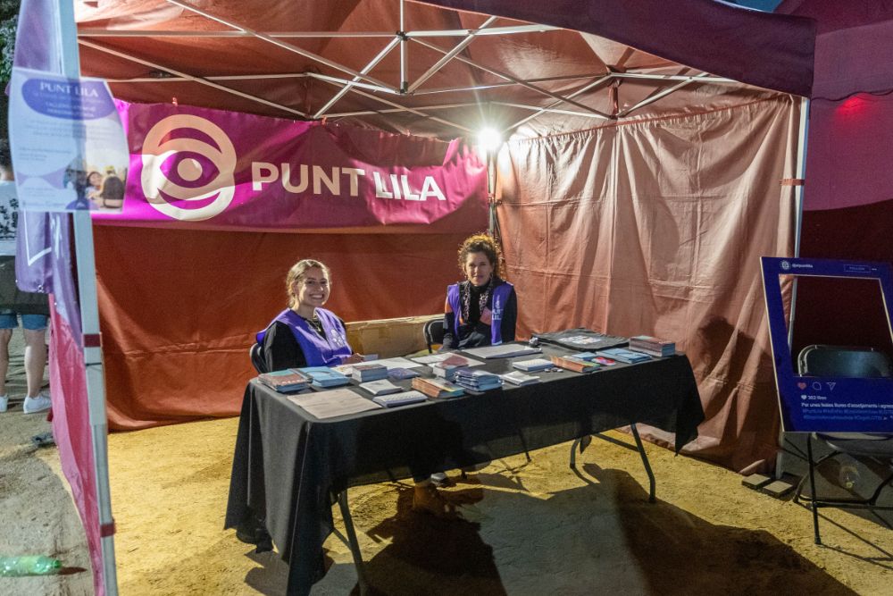 Punt Lila durant el Roser de Maig de 2023. FOTO: Ajuntament de Cerdanyola