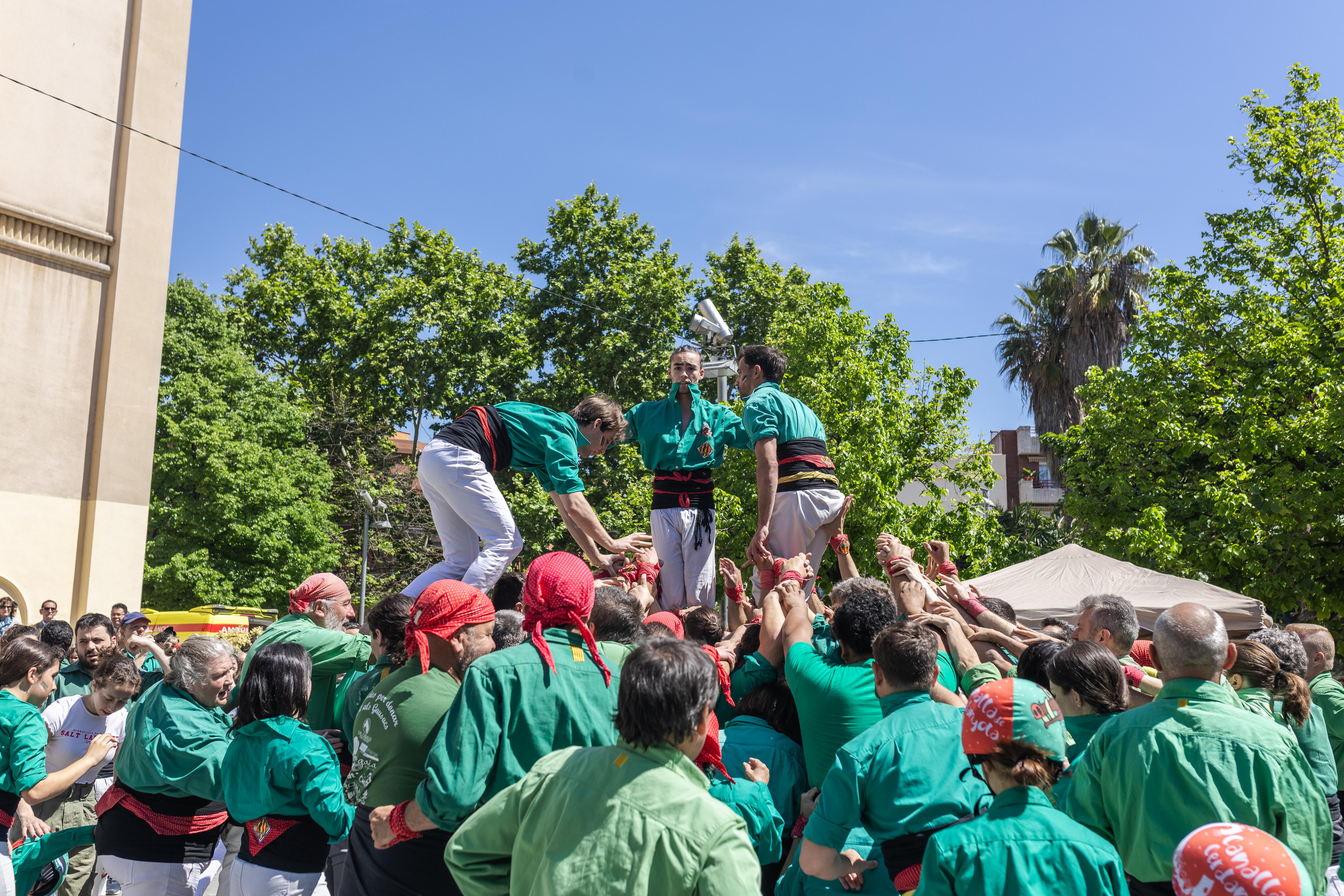 Diada castellera del Roser de Maig. FOTO: Arnau Padilla
