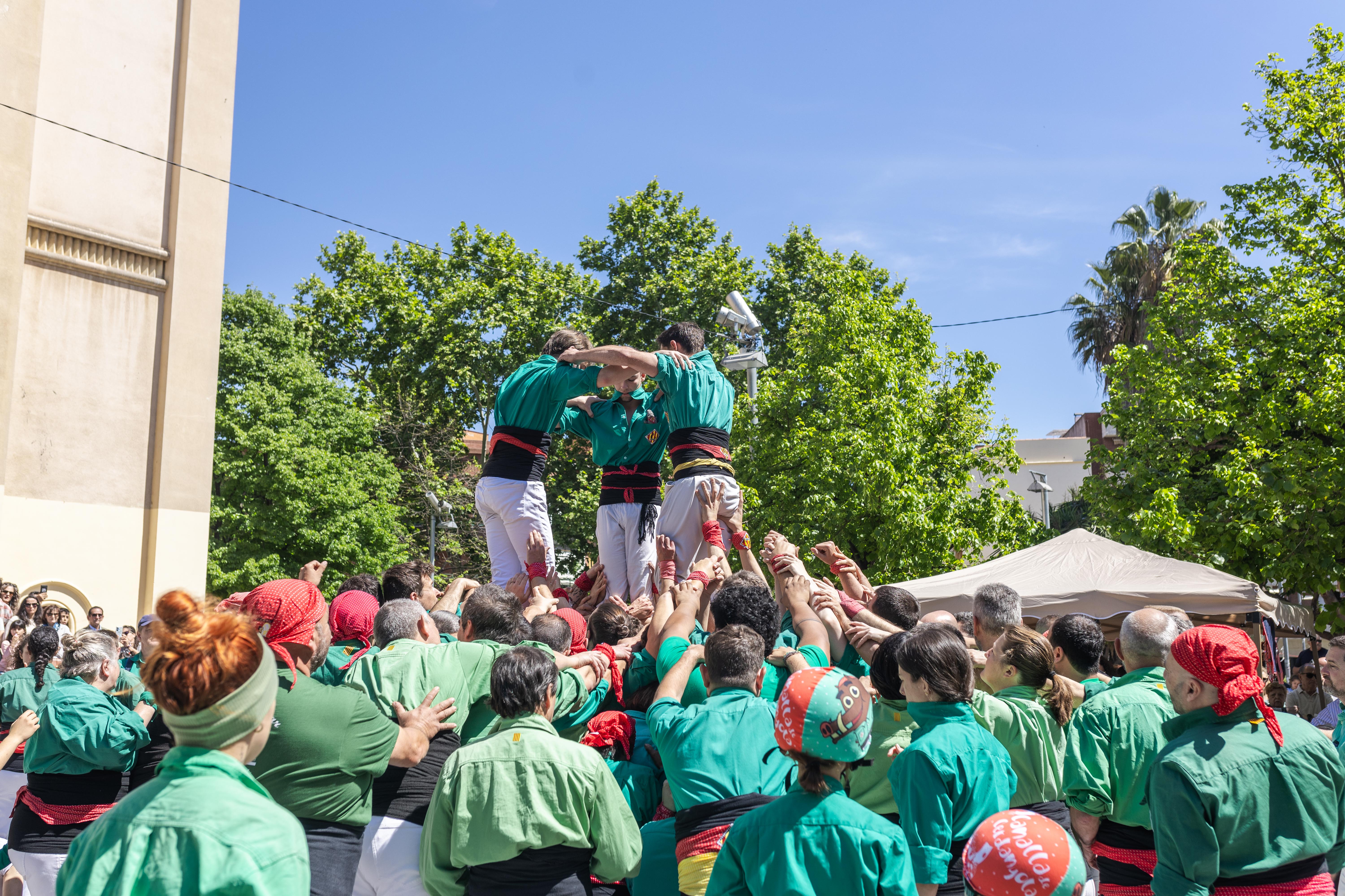 Diada castellera del Roser de Maig. FOTO: Arnau Padilla