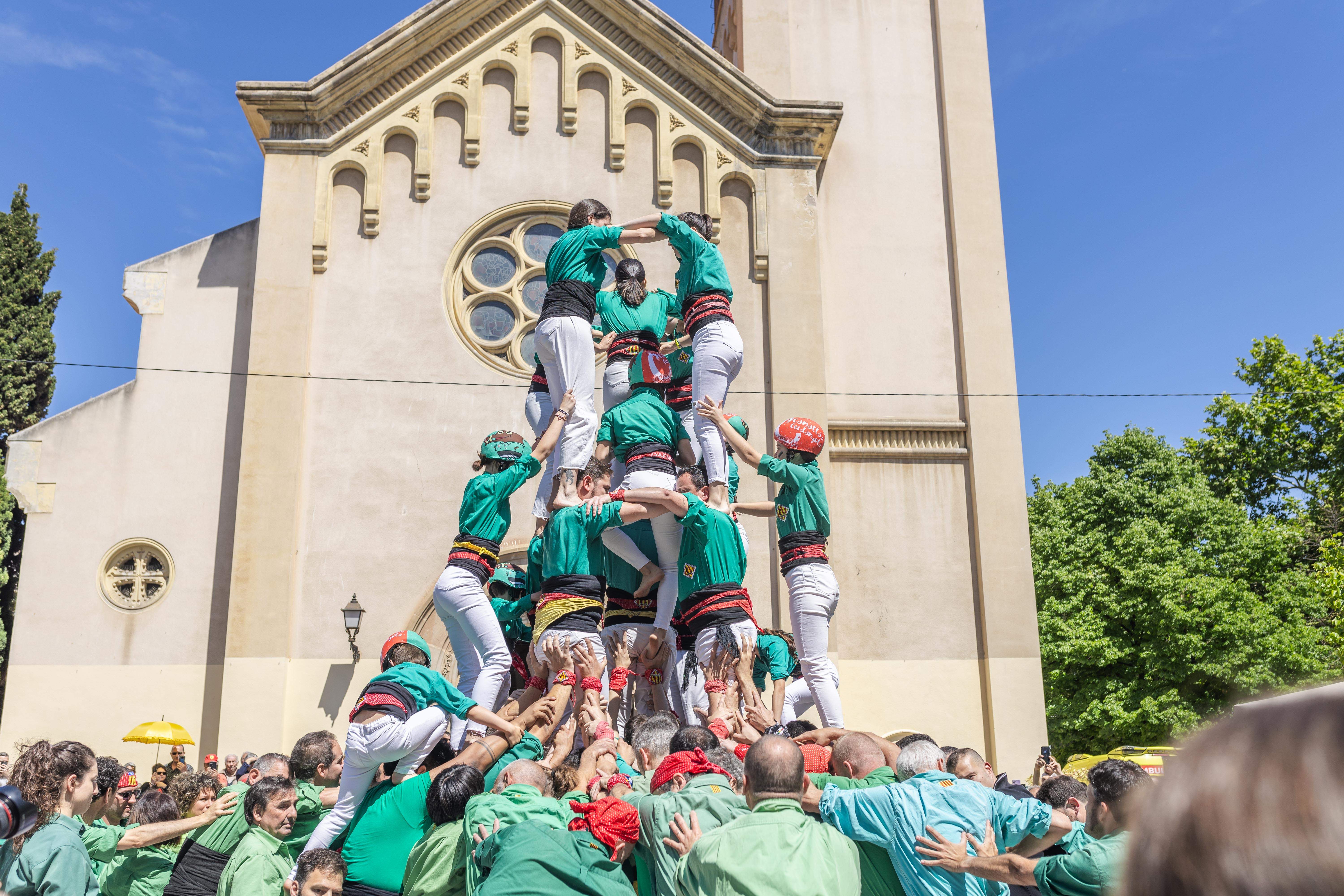 Diada castellera del Roser de Maig. FOTO: Arnau Padilla