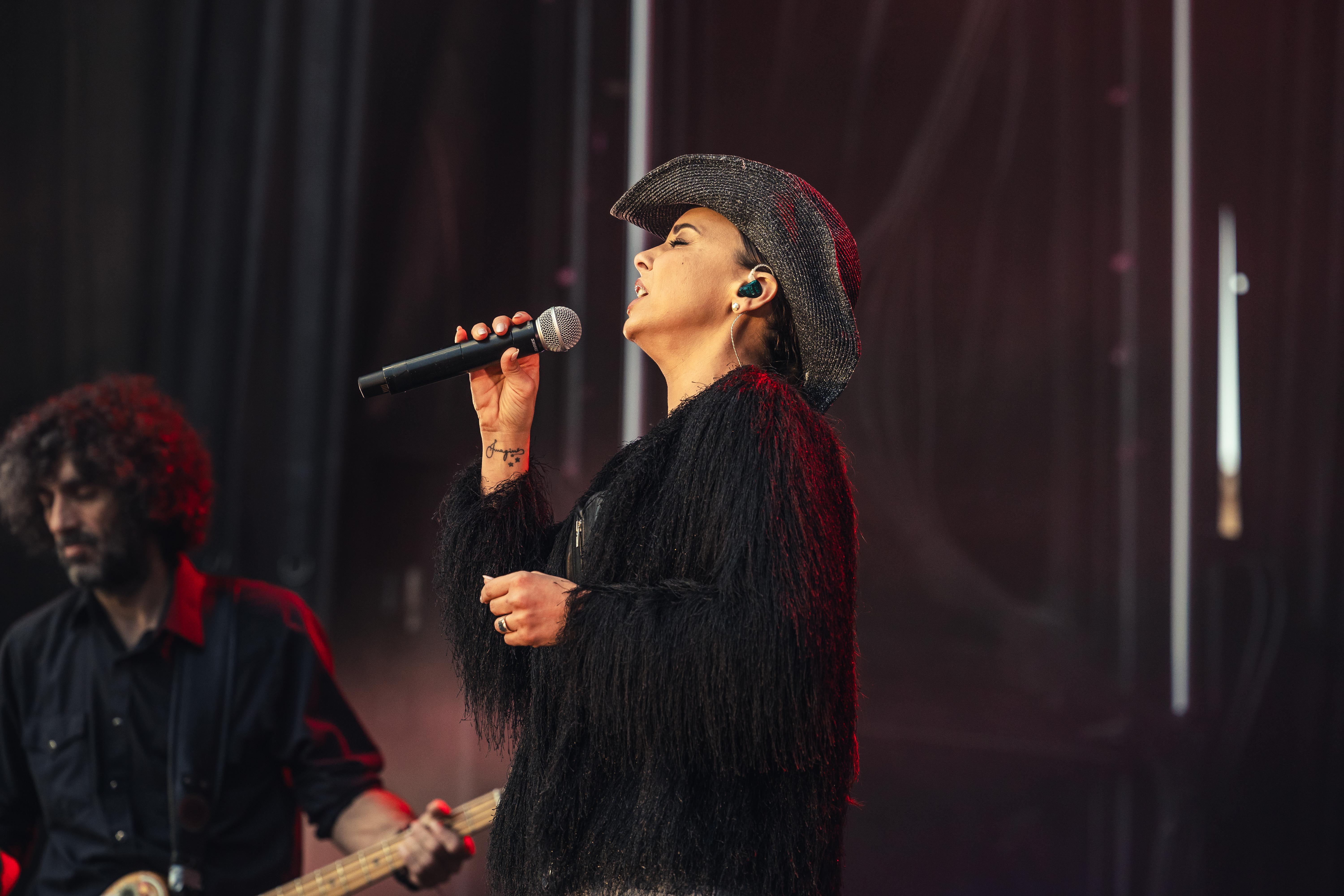 Concert de Chenoa al Turonet. FOTO: Arnau Padilla