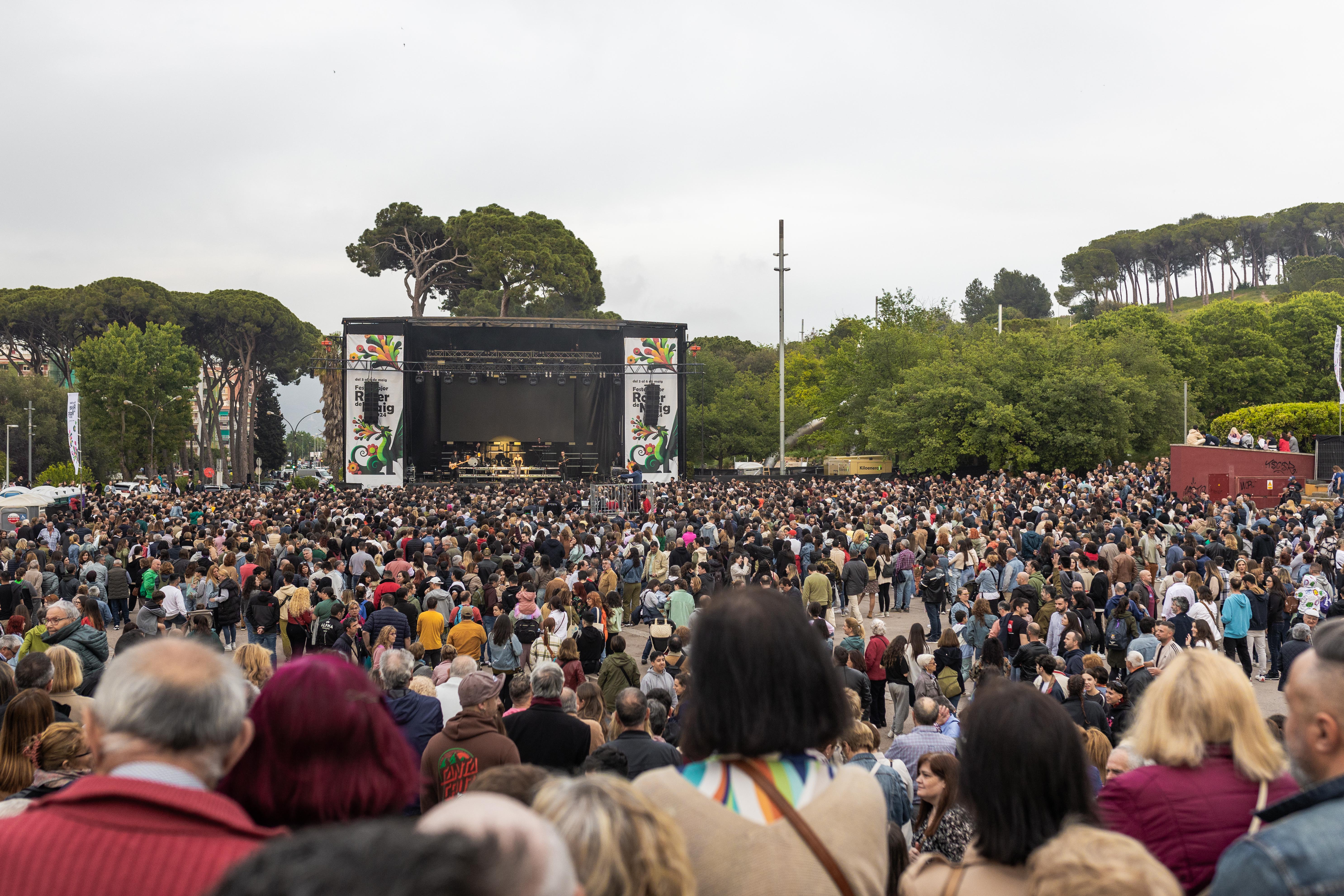El Parc del Turonet en un dels concerts del Roser de Maig 2024. FOTO: Arnau Padilla