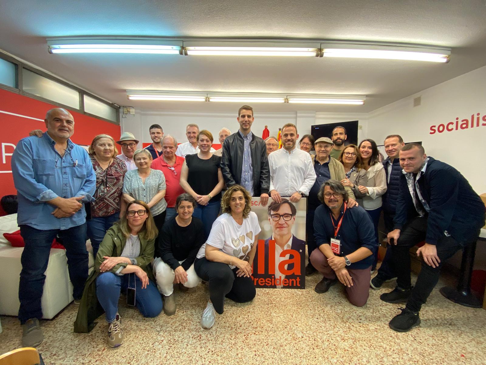 El PSC ha sigut el partit més votat a Cerdanyola. FOTO: Nora MO