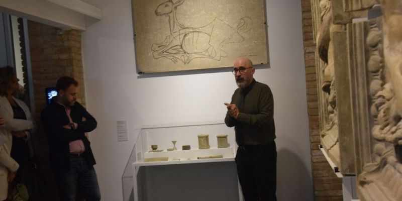 Presentació exposició 'Els Relleus de Titànides'. FOTO: MARC MATA Presentació exposició 'Els Relleus de Titànides'. FOTO: MARC MATA
