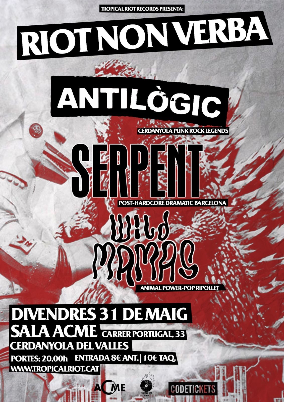 Cartell presentació nou single Antilògic. FOTO: Cedida Cartell presentació nou single Antilògic. FOTO: Cedida