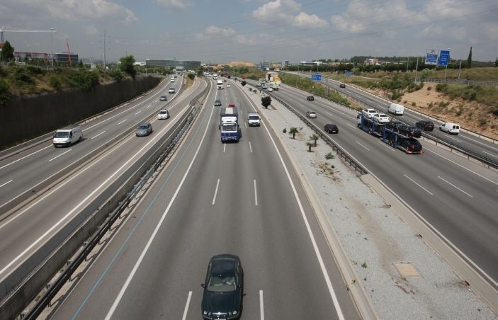 L'AP7 és una de les vies més concorregudes de Cerdanyola. FOTO: Arxiu