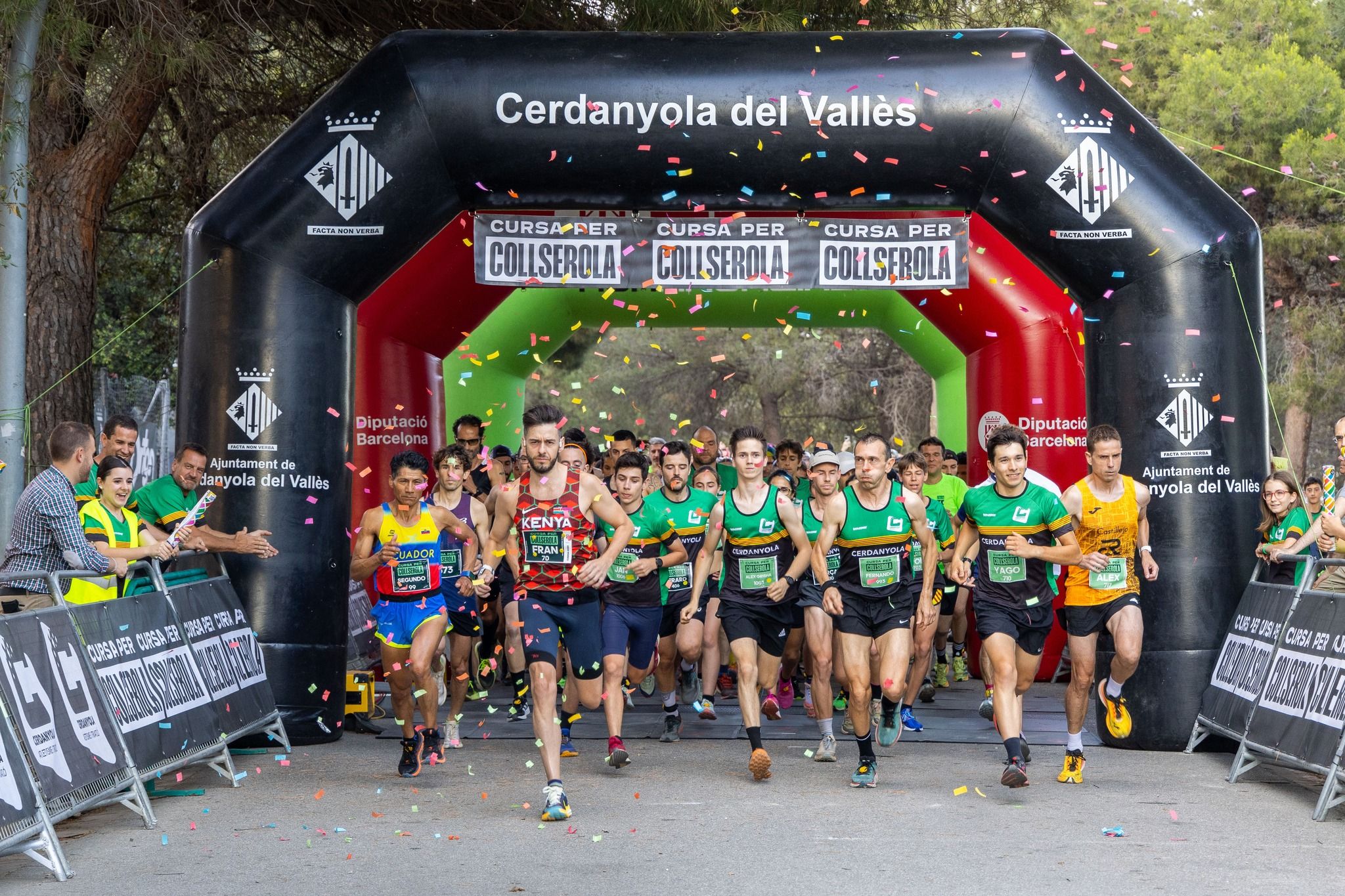 Sortida de la Cursa per Collserola 2023. FOTO: Núria Puentes (Ajuntament de Cerdanyola)