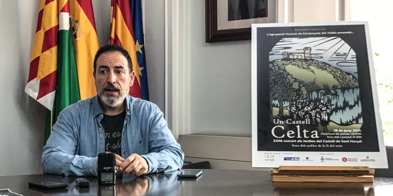 Roda de premsa sobre la presentació del Concert del Castell. FOTO: Marc Mata Roda de premsa sobre la presentació del Concert del Castell. FOTO: Marc Mata