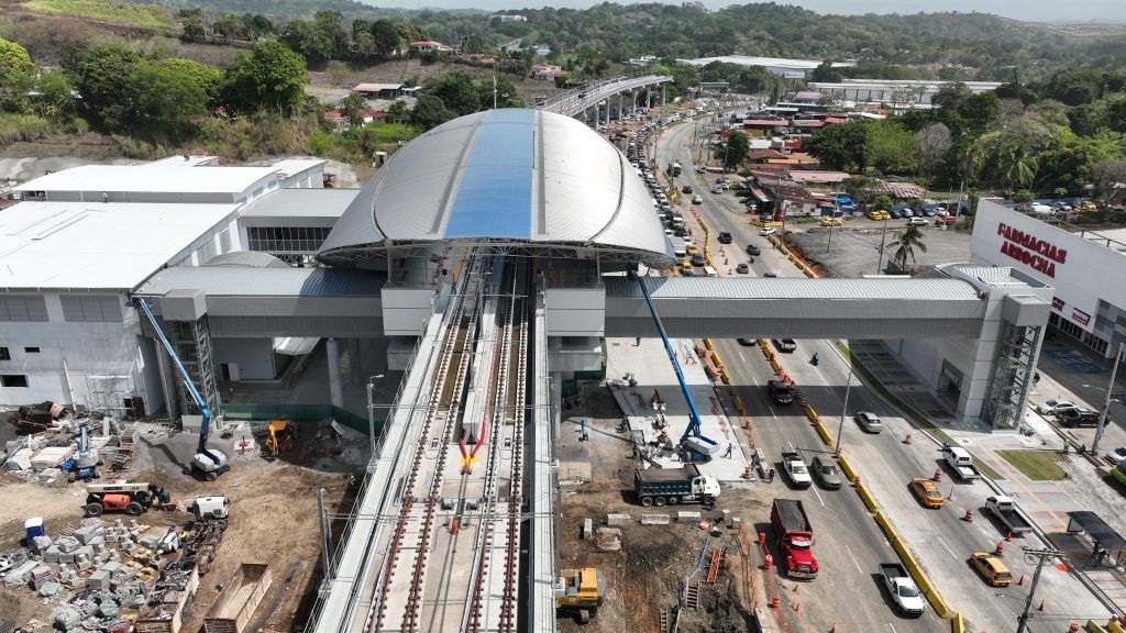 Ampliació de la L1 del metro de la Ciutat de Panamá. FOTO: Sener
