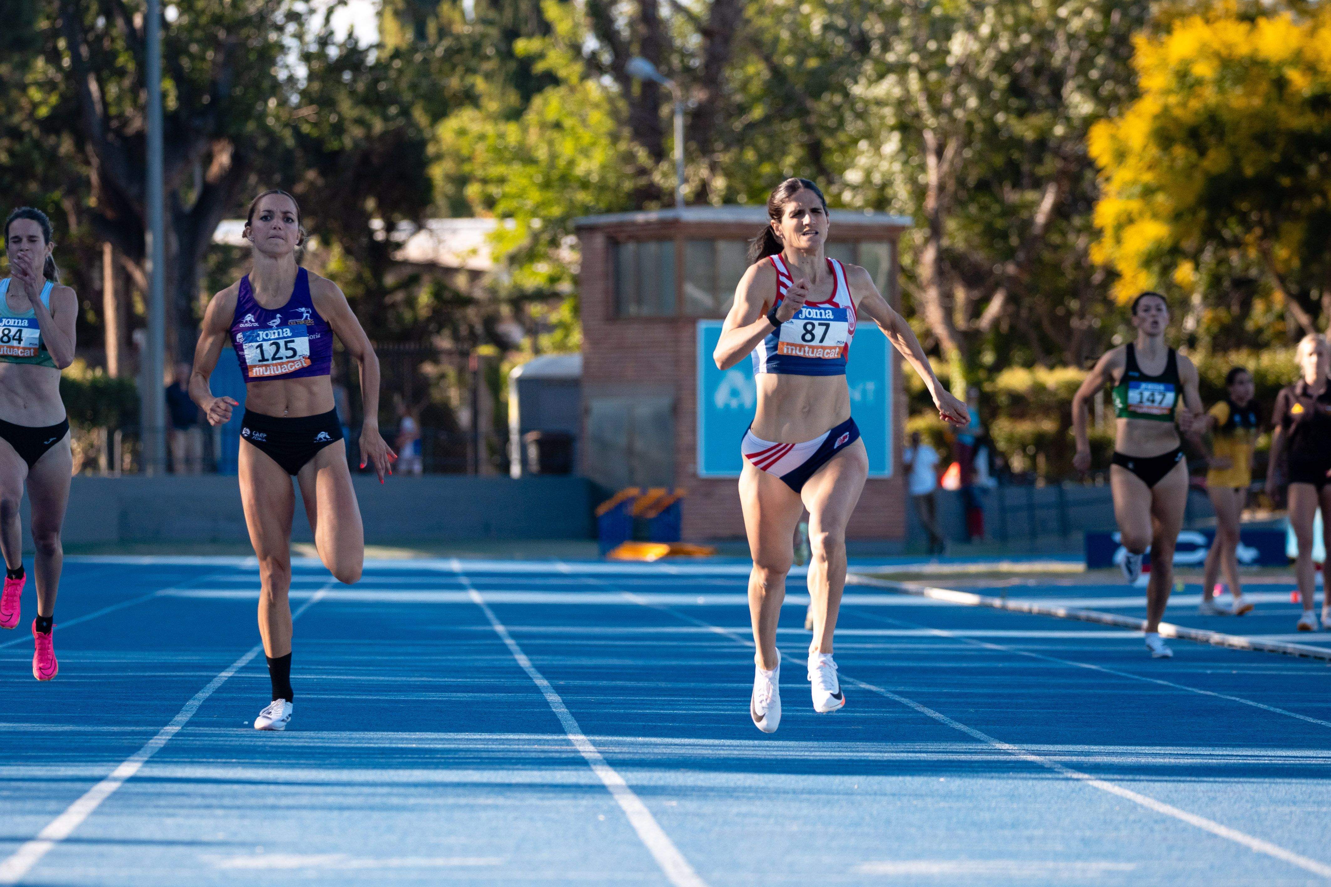 Laura Bou en el Campionat de Catalunya d'Atletisme 2024. FOTO: Cedida