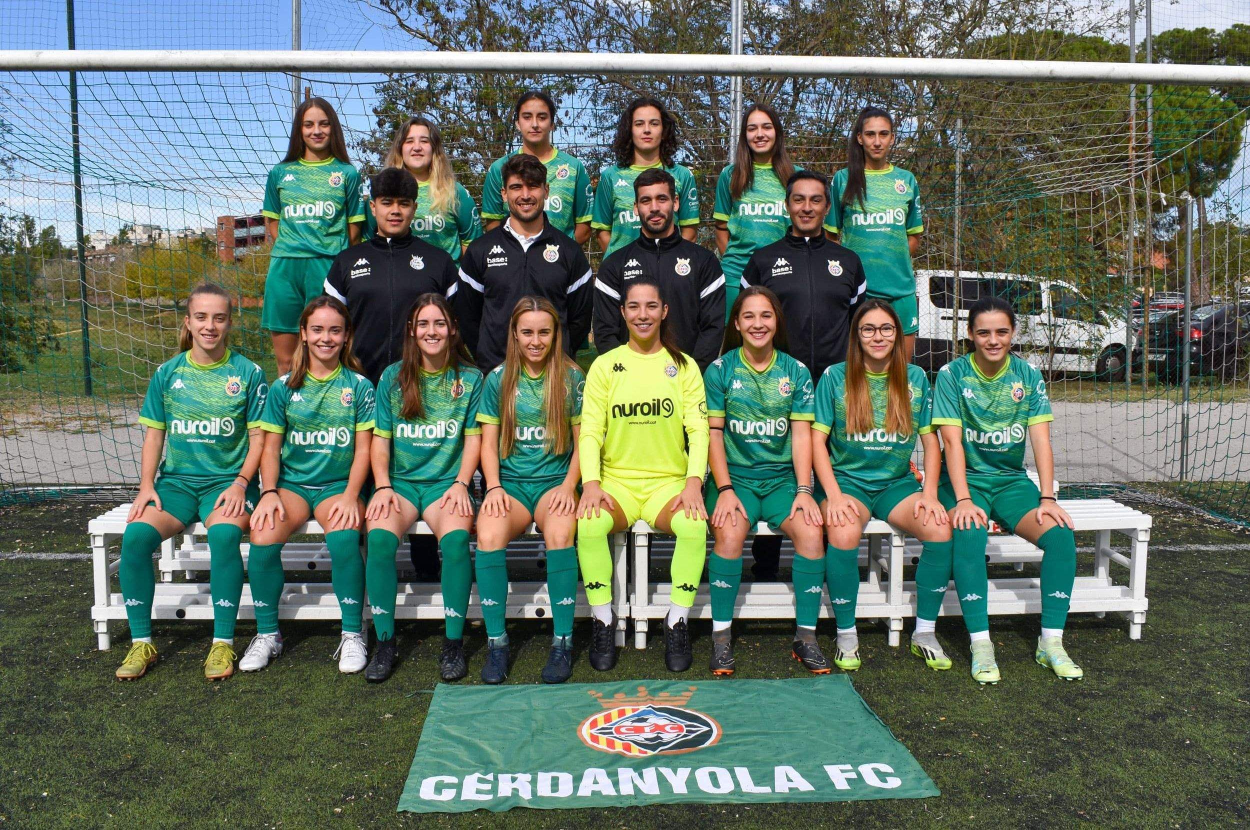 L'equip femení del Cerdanyola FC. FOTO: CFC