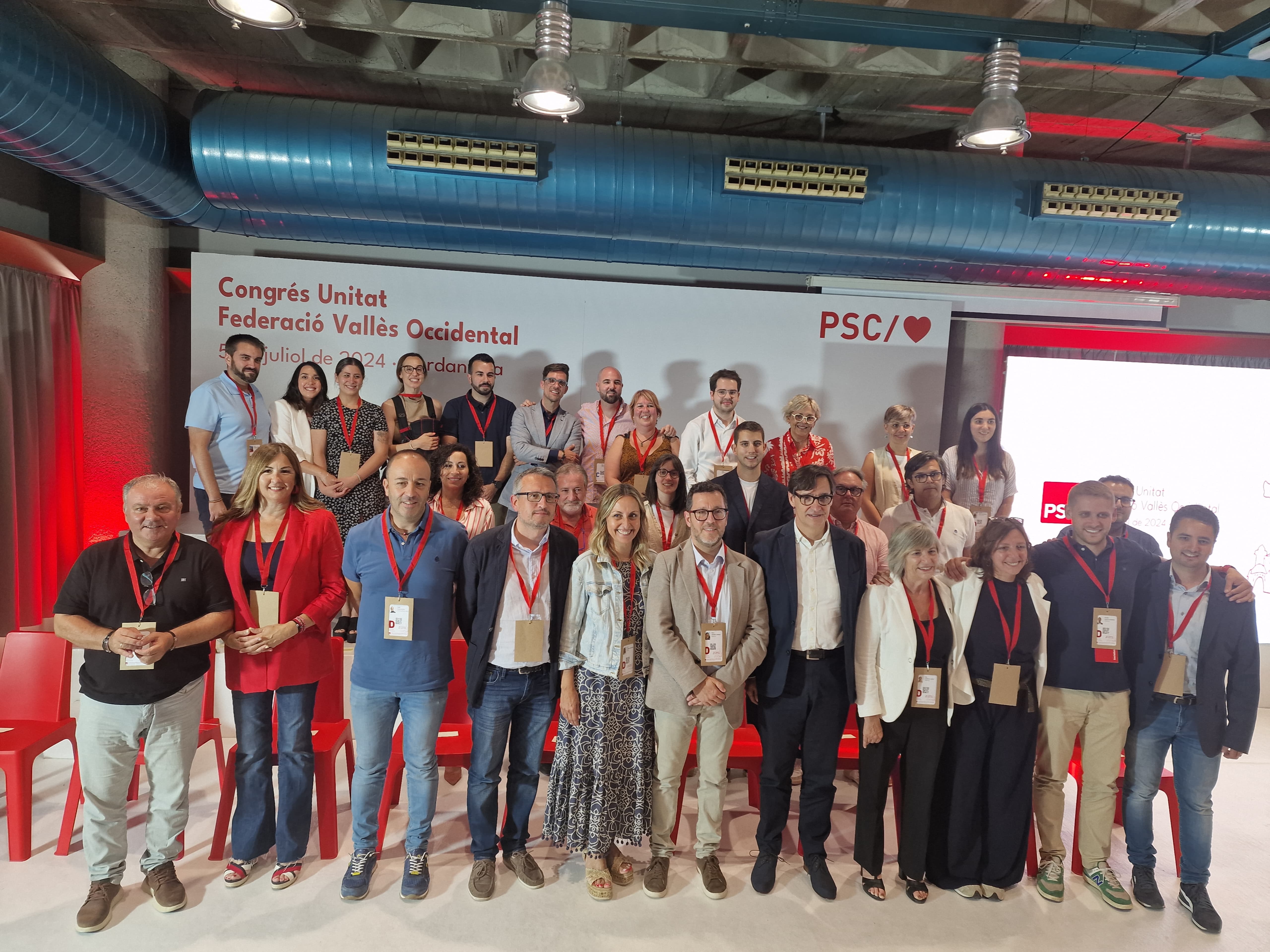 Primer Congrés de la federació PSC Vallès Occidental a l'Hotel EXE. FOTO: Cedida