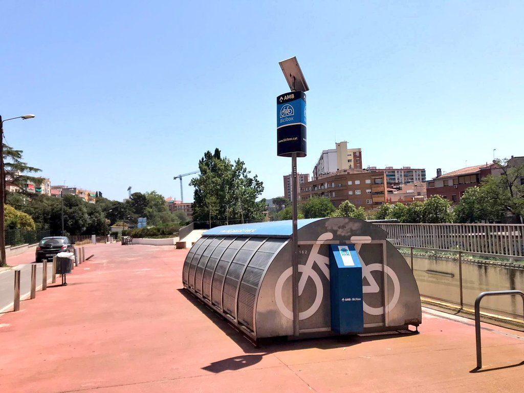 Aparcament BiciBox. FOTO: Guillem Barrera Moré