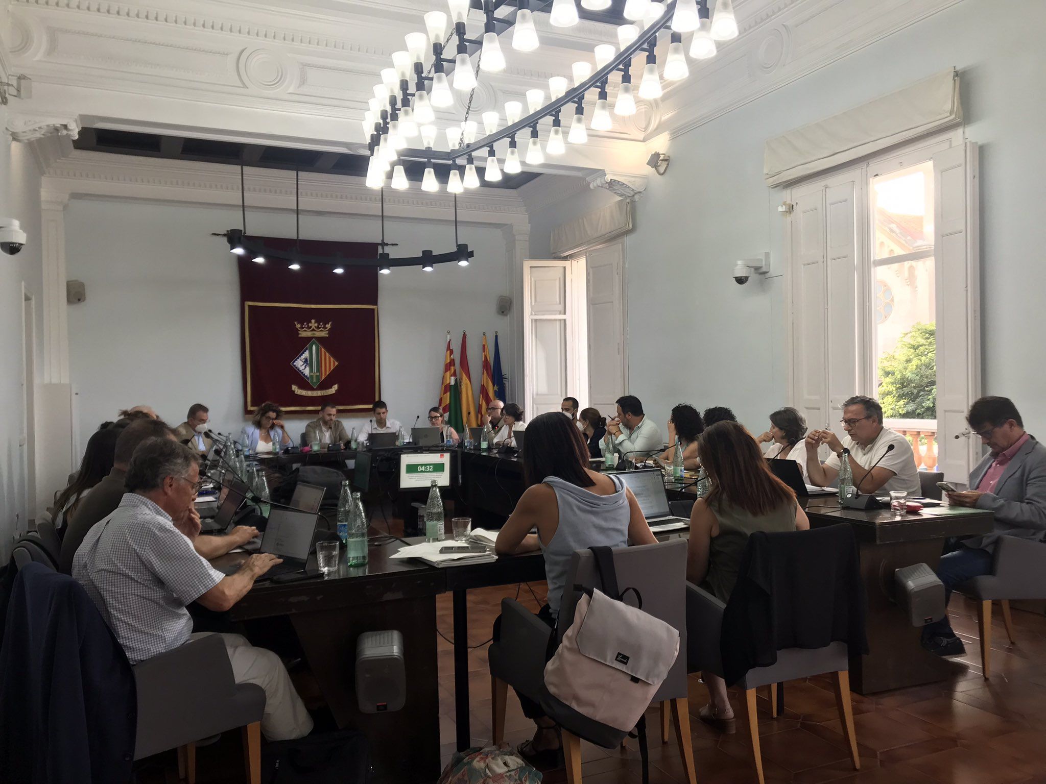 Imatge del Ple municipal de Cerdanyola. FOTO: Marc Mata 