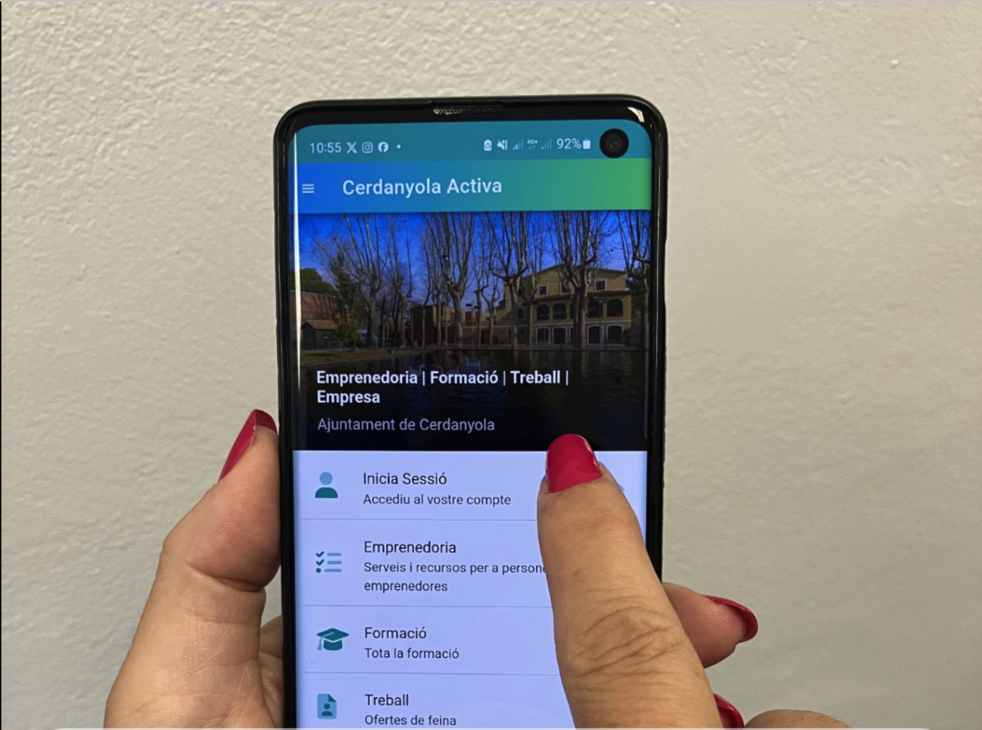 App de Cerdanyola Activa. FOTO: Ajuntament de Cerdanyola