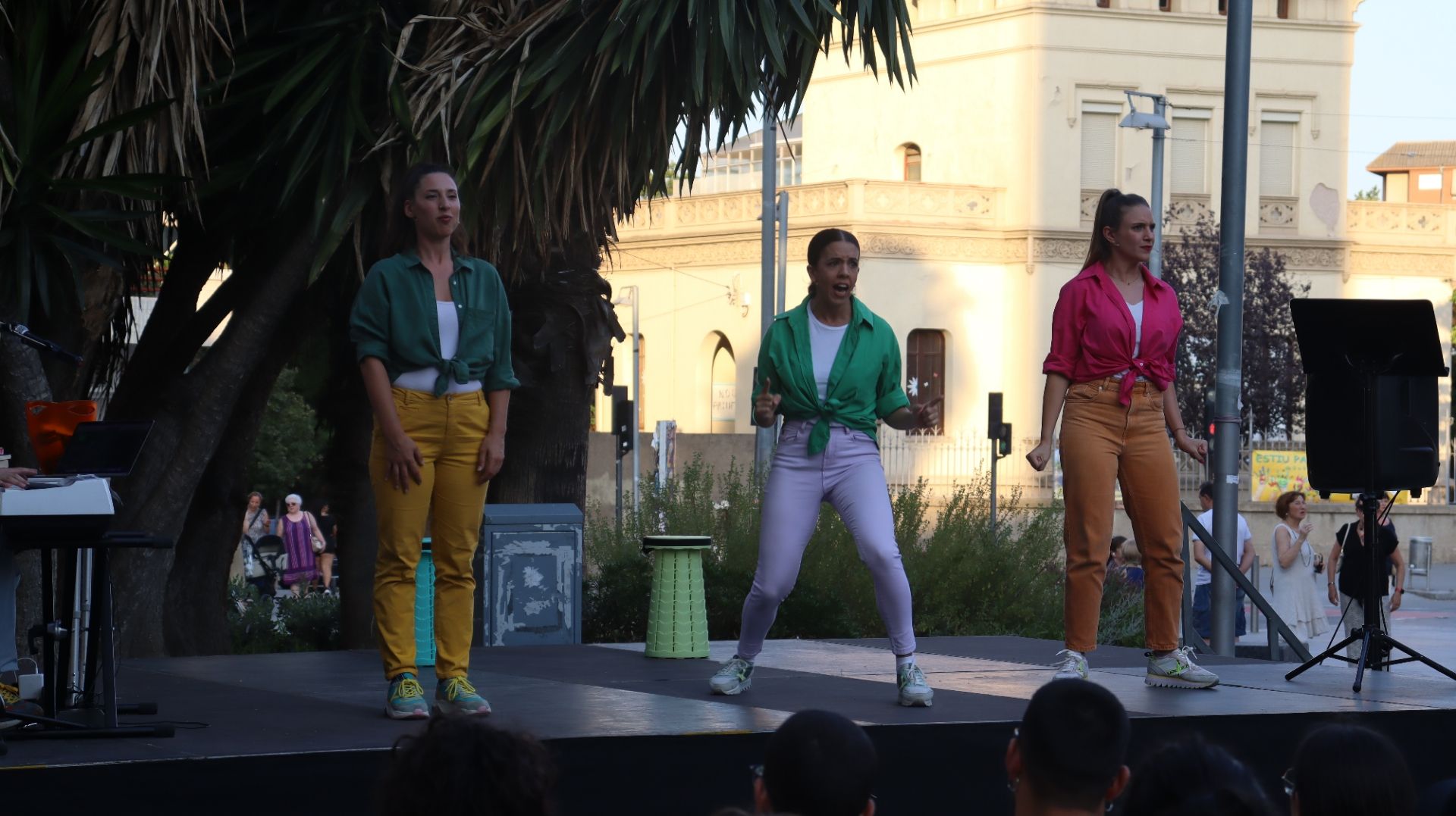 Improshow tanca les Nits d'Estiu Jove 2024 a Cerdanyola. FOTO: Marc Mata