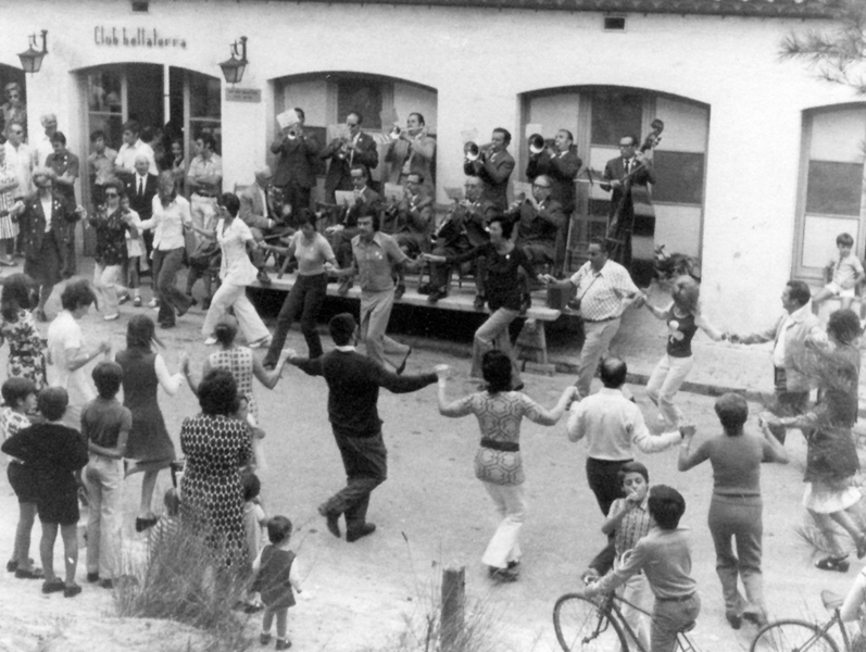 El Club Bellaterra als anys 60. FOTO: Llibre 'Bellaterra 75 anys' (Cedida)