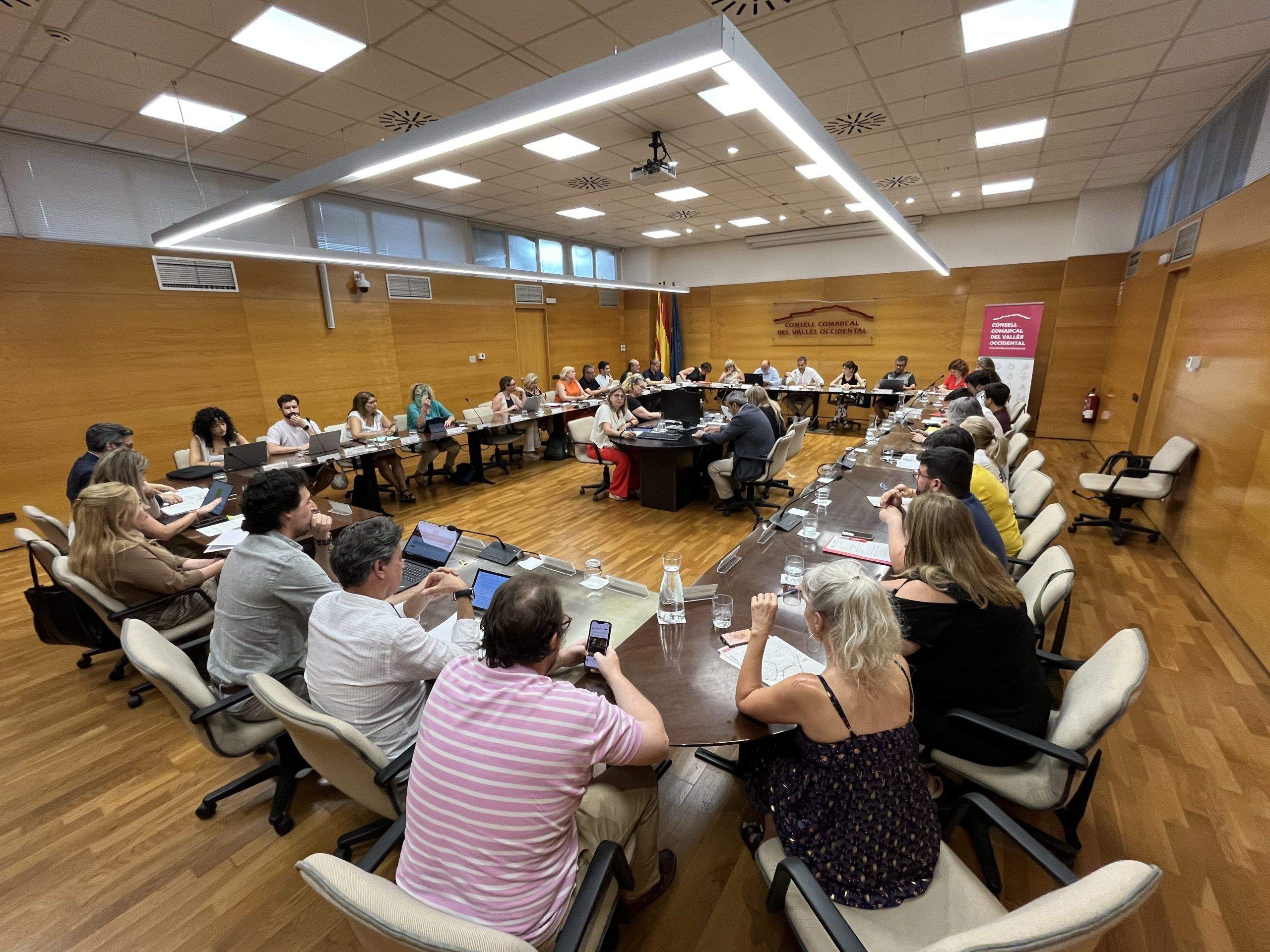 Ple comarcal del Vallès Occidental. FOTO: Consell Comarcal del Vallès Occidental