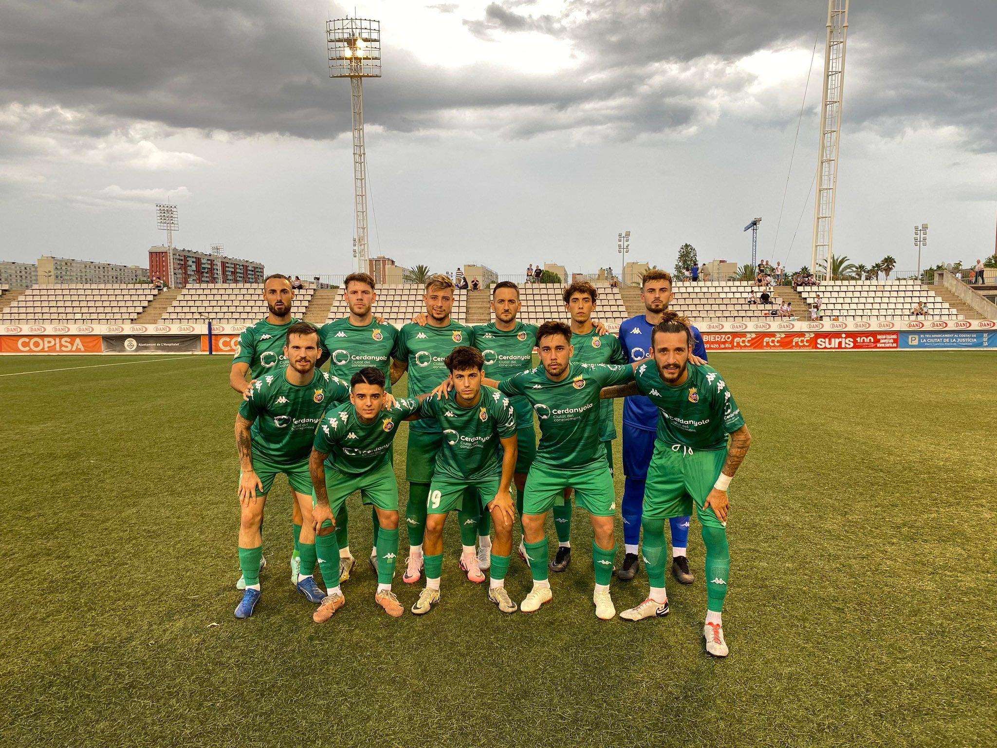 Onze inicial del Cerdanyola FC en el primer partit de pretemporada. FOTO: Cerdanyola FC Onze inicial del Cerdanyola FC en el primer partit de pretemporada. FOTO: Cerdanyola FC