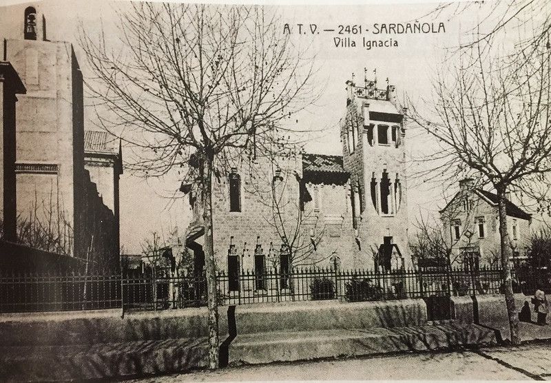 Vil·la Ignàsia. FOTO: Postal d'Àngel Toldrà Viazo (Arxiu Col·legi Montserrat) Vil·la Ignàsia. FOTO: Postal d'Àngel Toldrà Viazo (Arxiu Col·legi Montserrat)