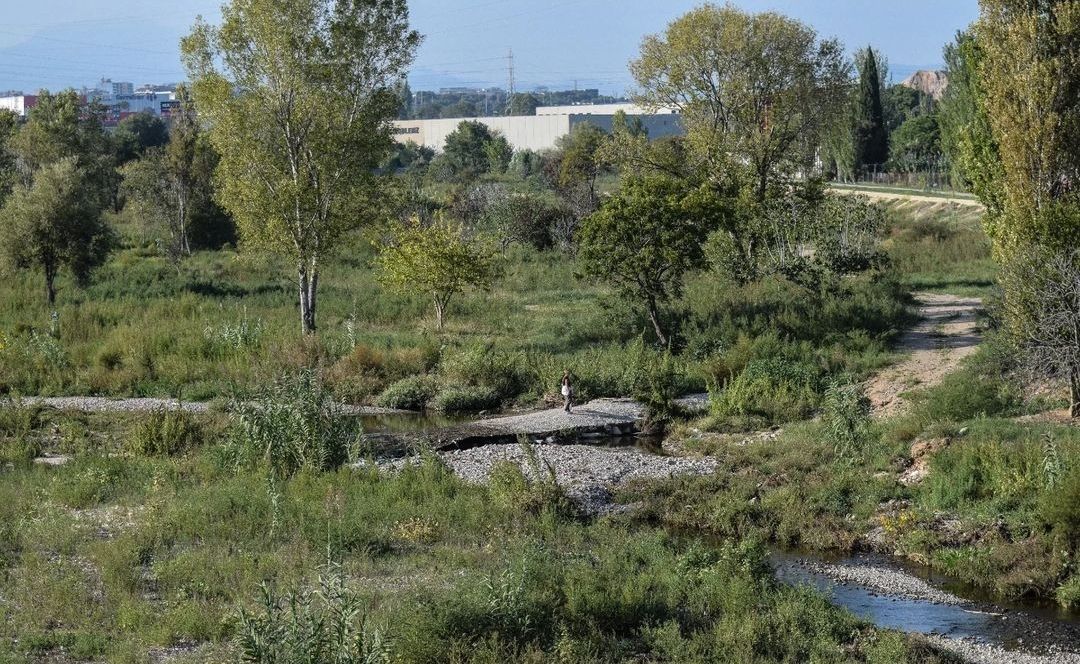 Riu Ripoll a tocar de Ripollet. FOTO: Marc Mata