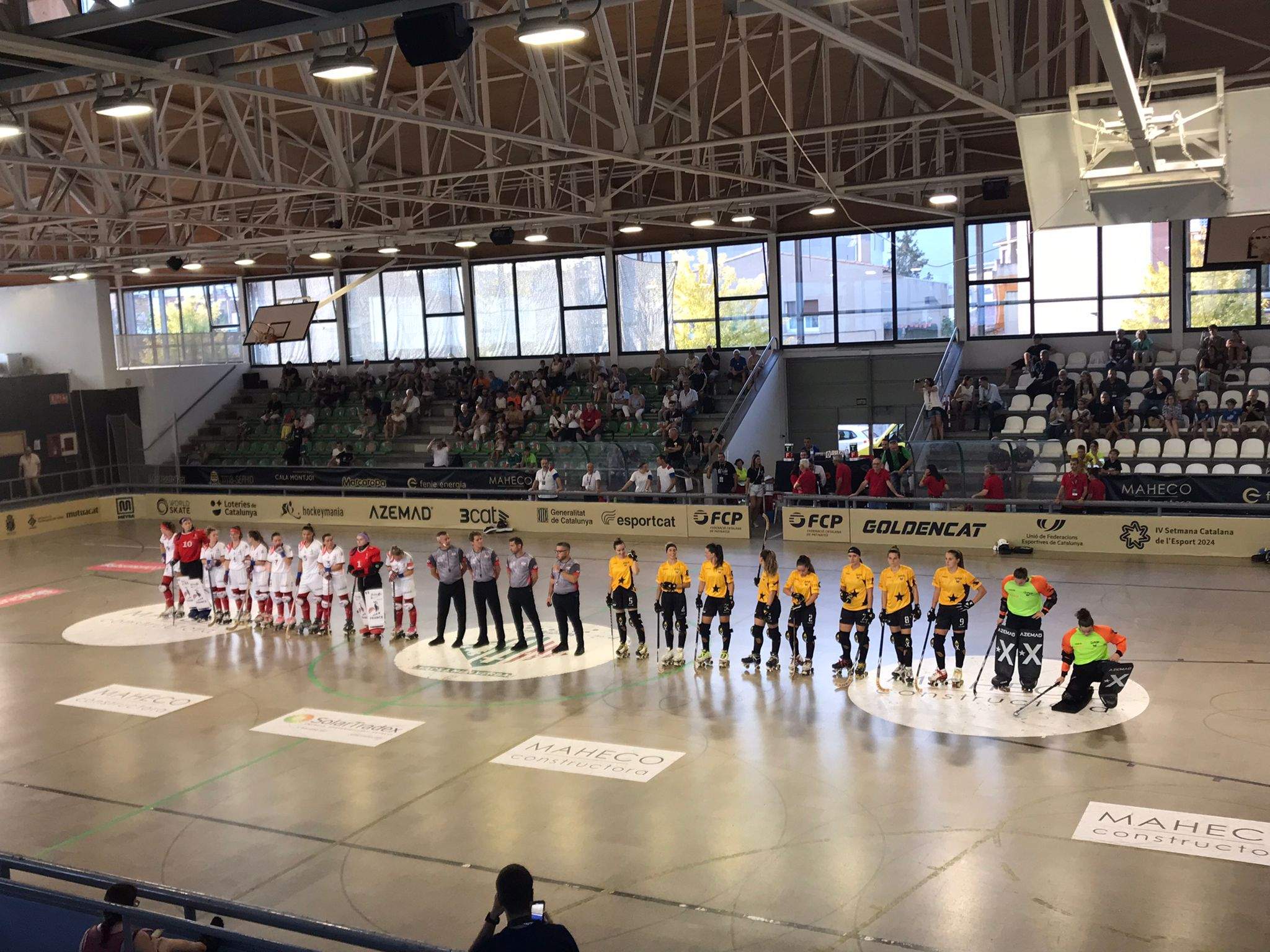 Inici França - Catalunya Jornada 1 femenina GoldenCat. FOTO: Marc Mata 