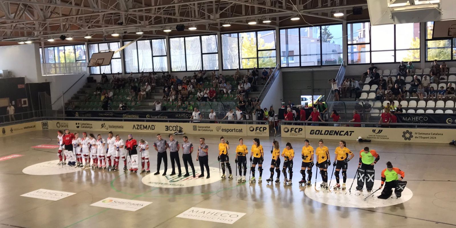 Partit de la Goldencat entre Catalunya i França a Can Xarau. FOTO: Marc Mata