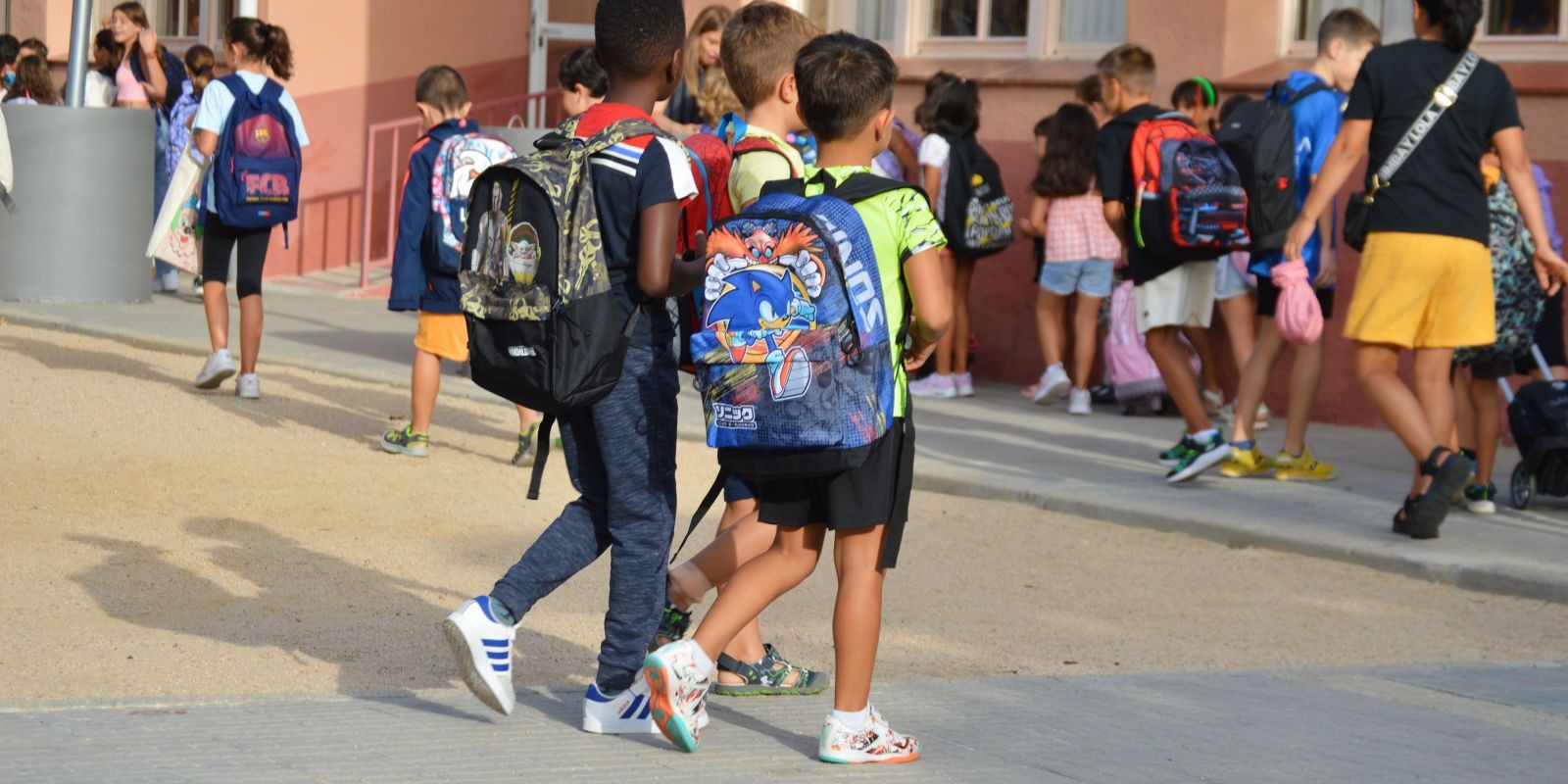 Inici del curs escolar 2023 2024 a Cerdanyola. FOTO: Nora Muñoz Otero