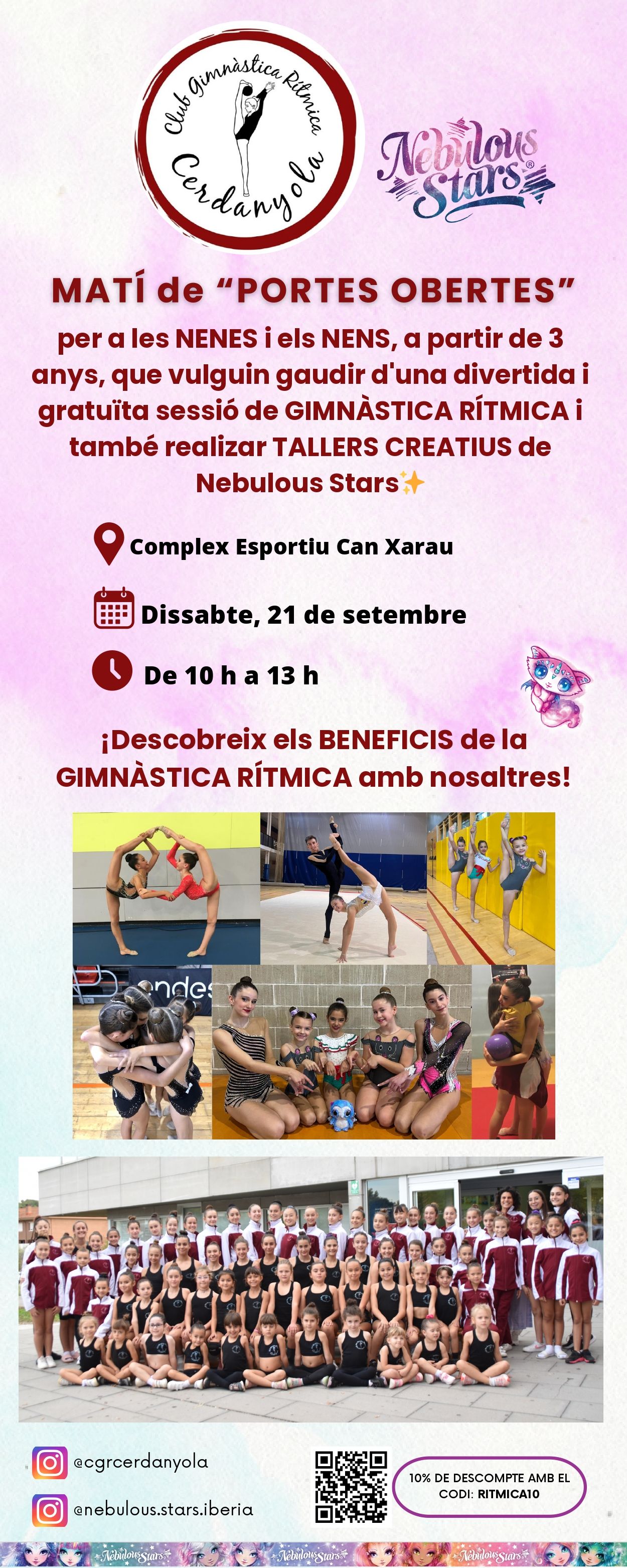 Cartell promocional de les portes obertes del CGR Cerdanyola Cartell promocional de les portes obertes del CGR Cerdanyola
