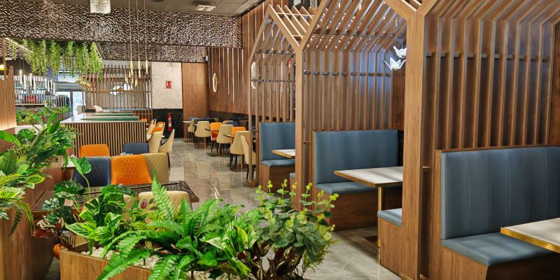 Interior del restaurant japonès de Sant Cugat, Chihiro Interior del restaurant japonès de Sant Cugat, Chihiro