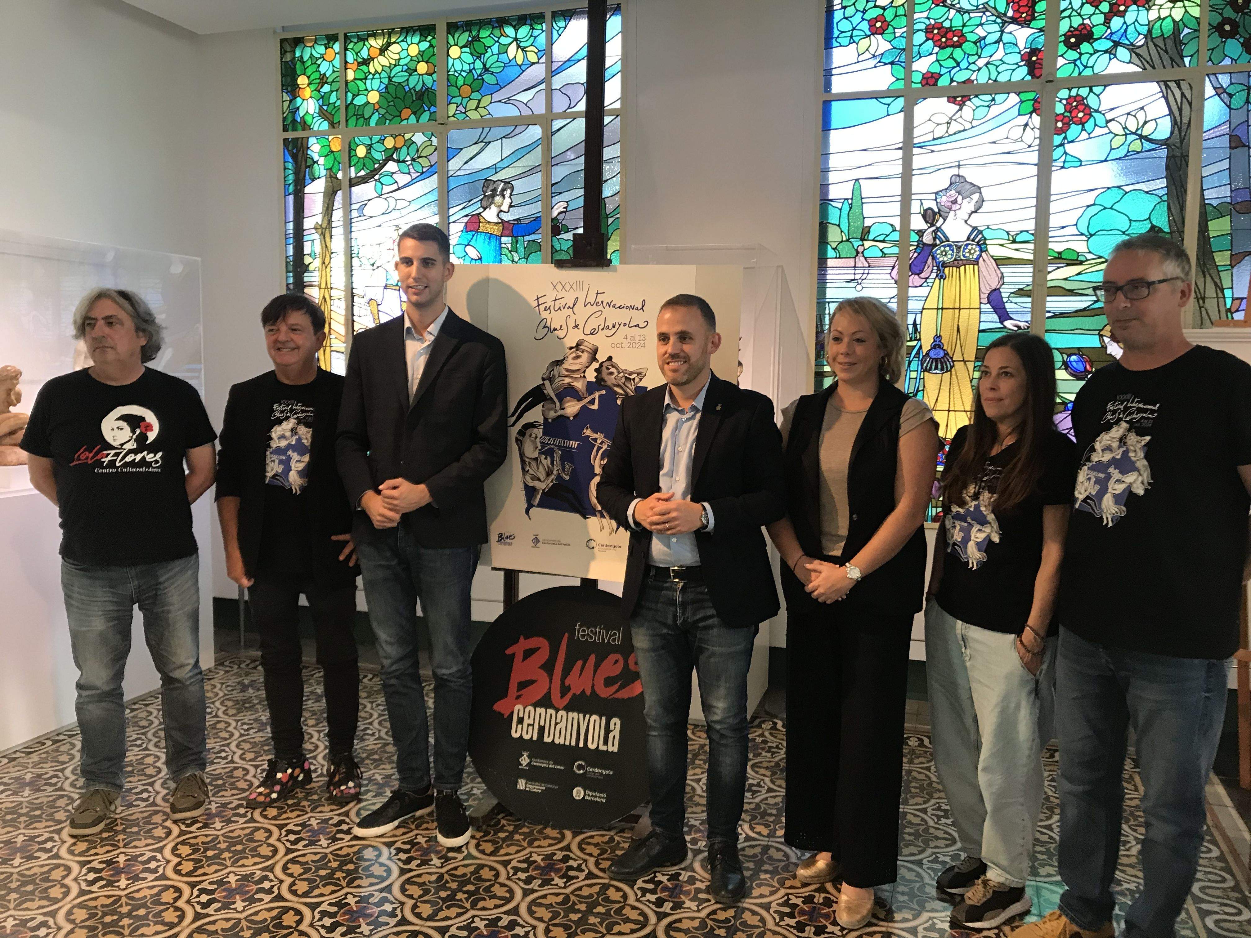 Acte de presentació del XXXIII Festival Internacional de Blues. FOTO: Guillem Barrera