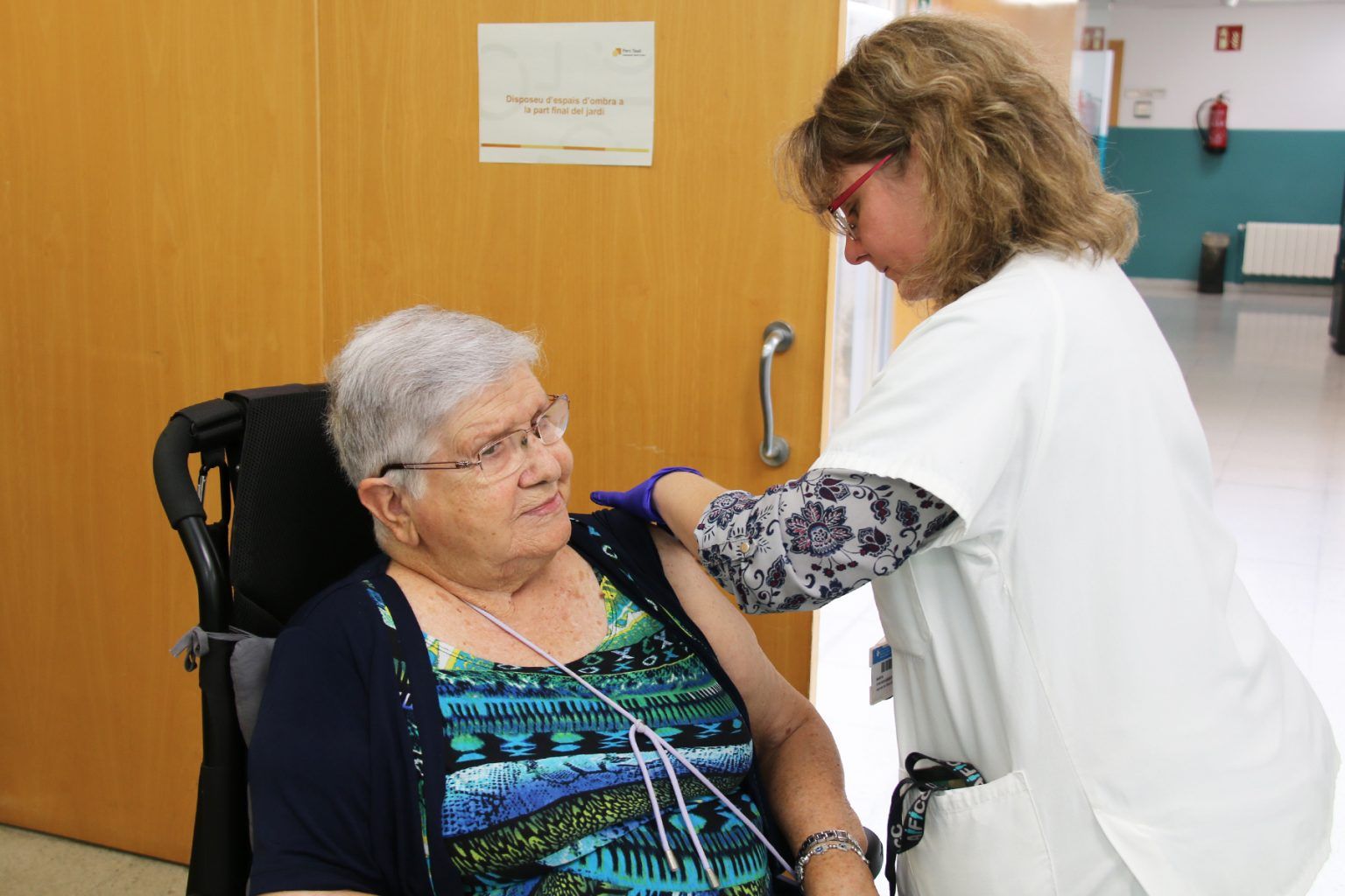 Comença la vacunació contra la grip i la Covid 19 a Gent Gran. FOTO: Hospital Parc Taulí