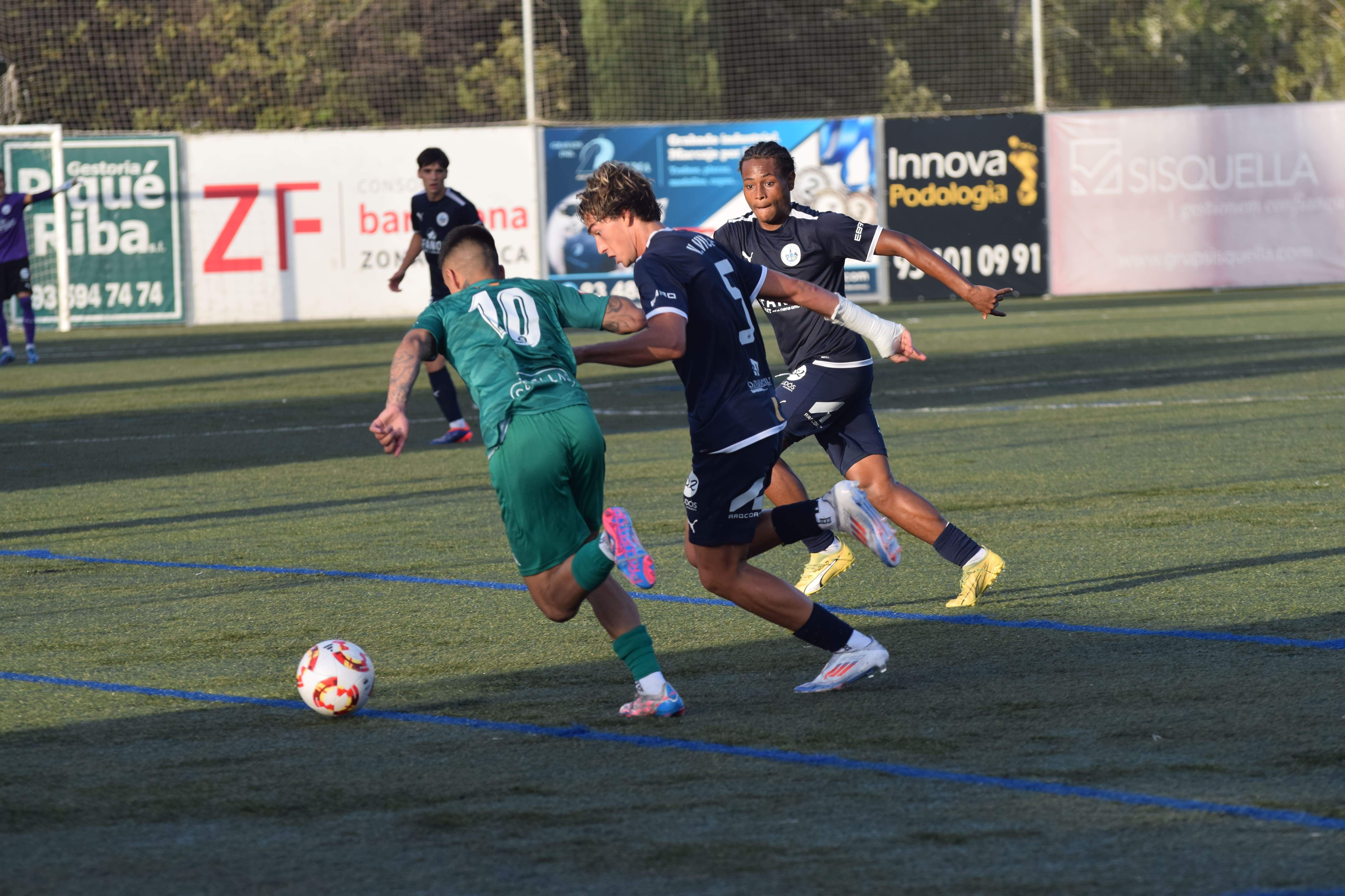 Imatge de l'últim partit de lliga a Les Fontetes. FOTO: Marc Mata 