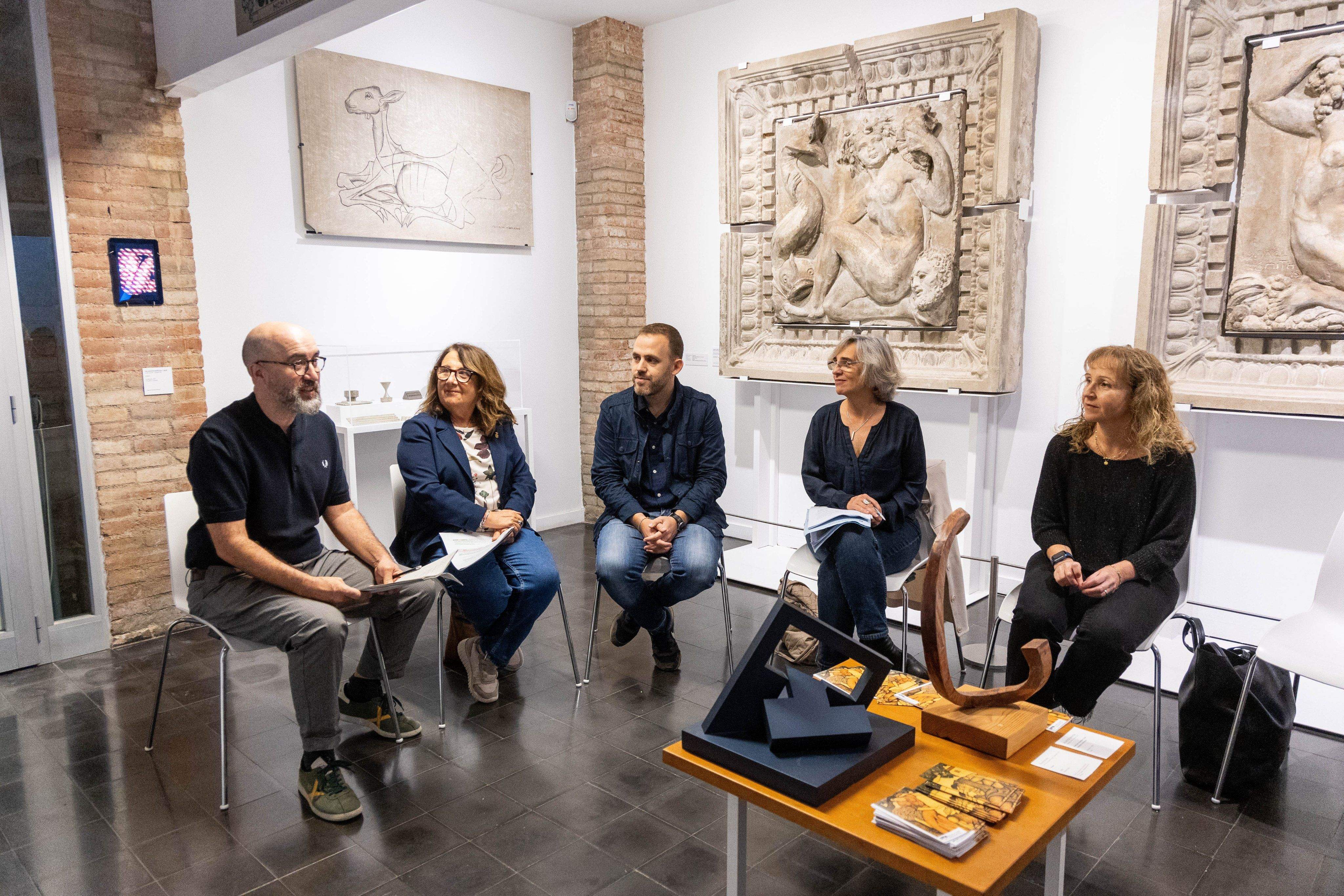 Roda de premsa de balanç dels 15 anys del MAC. FOTO: Núria Puentes (Ajuntament de Cerdanyola)